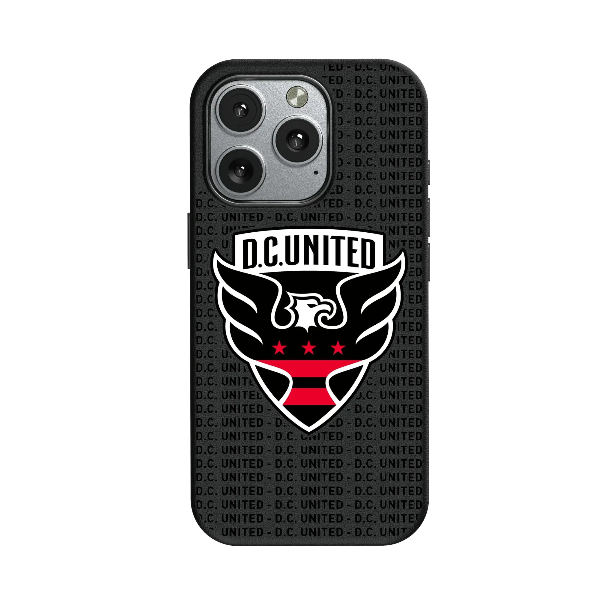 DC United Text Backdrop iPhone MagSafe Compatible Phone Case for Apple iPhone