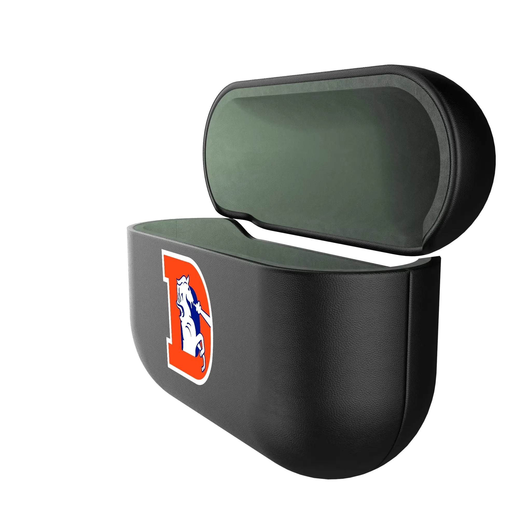 Denver Broncos 1993-1996 Historic Collection Insignia AirPods AirPod Case Cover - Isometric View#Device_AirPods Pro 1st Gen