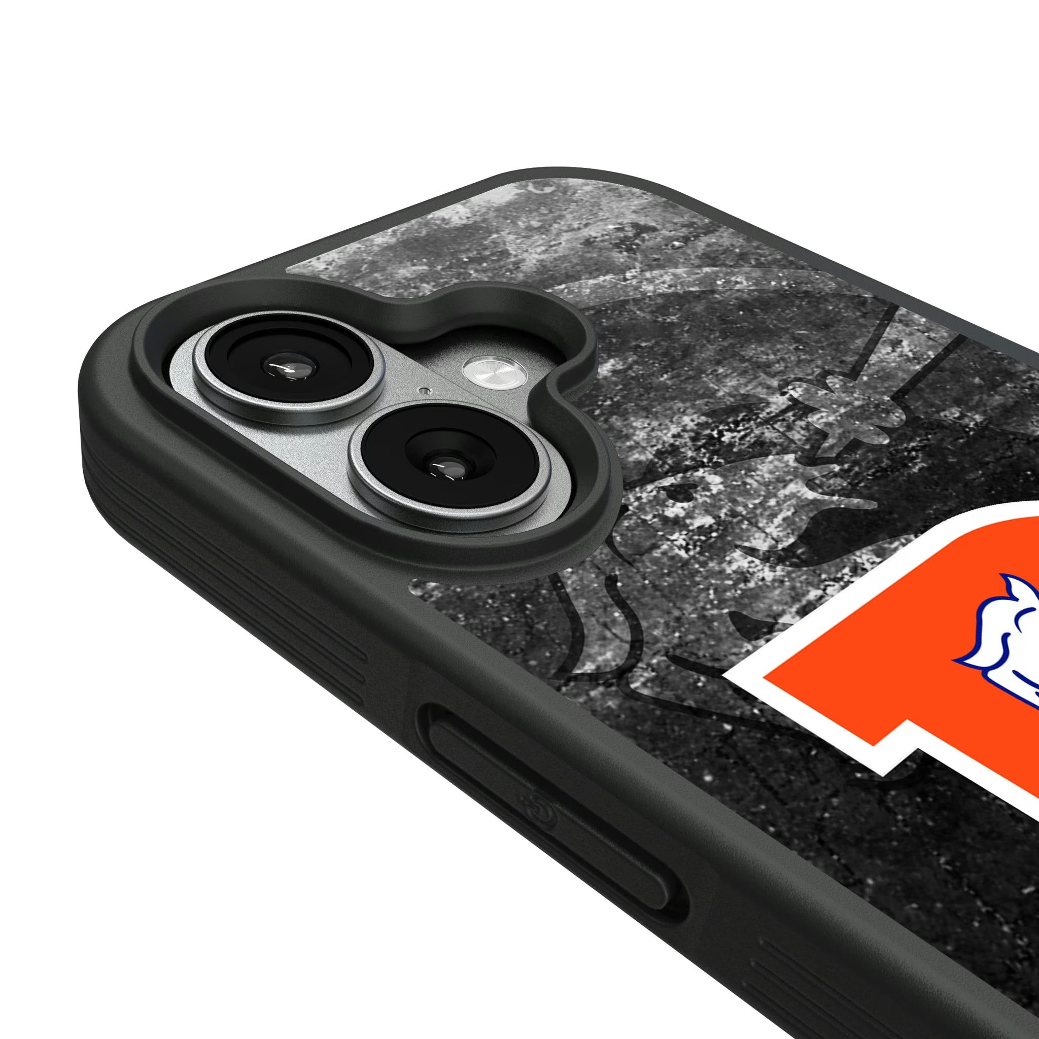 Denver Broncos 1993-1996 Historic Collection Legendary iPhone Bump Phone Case for Apple iPhone - Detail#Device_iPhone 17