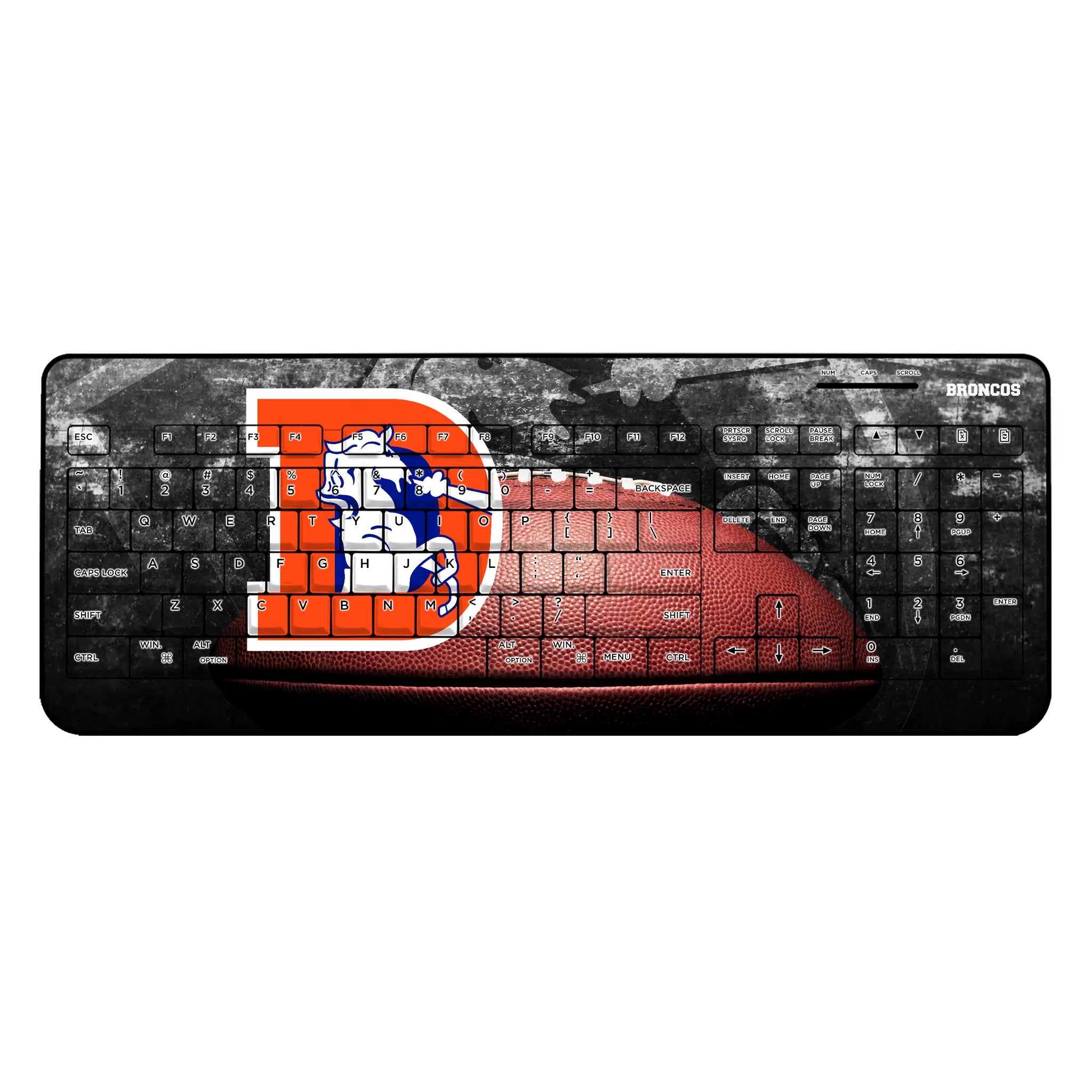 Denver Broncos 1993-1996 Historic Collection Legendary Wireless USB Keyboard