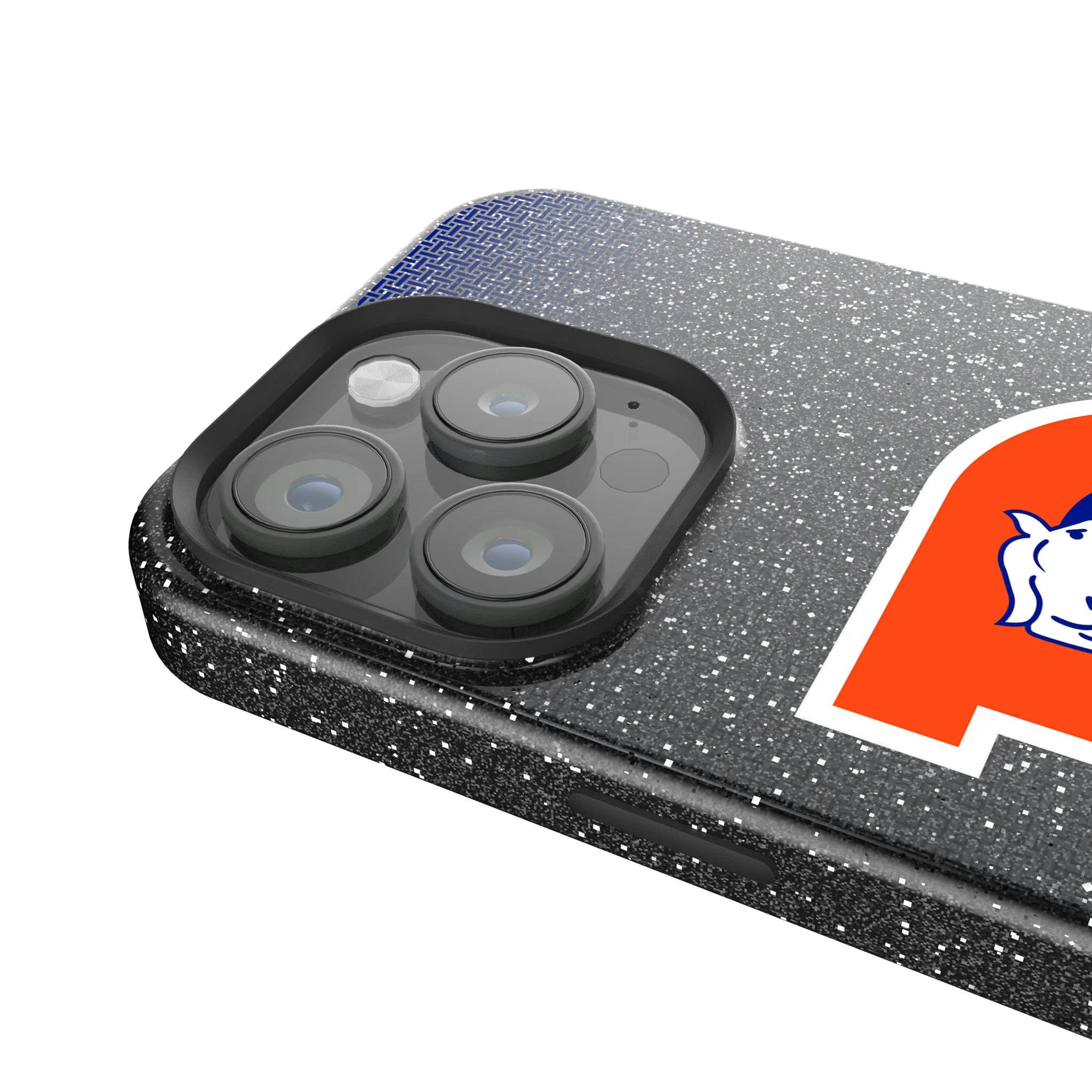 Denver Broncos 1993-1996 Historic Collection Linen iPhone Bling Phone Case for Apple iPhone - Detail