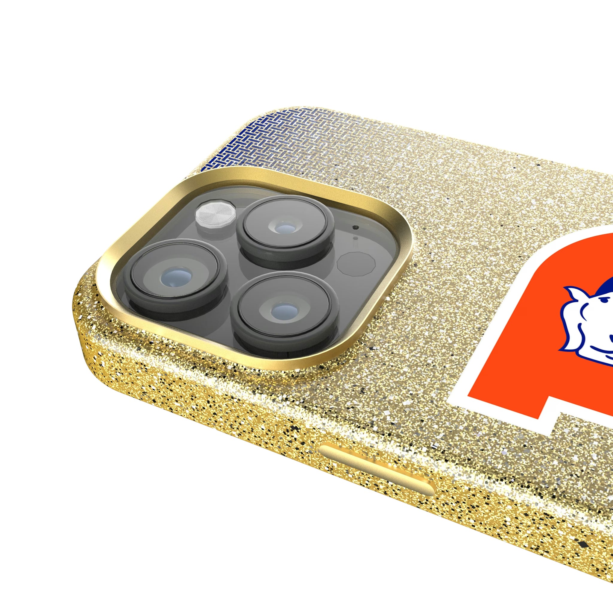 Denver Broncos 1993-1996 Historic Collection Linen iPhone Bling Phone Case for Apple iPhone - Detail