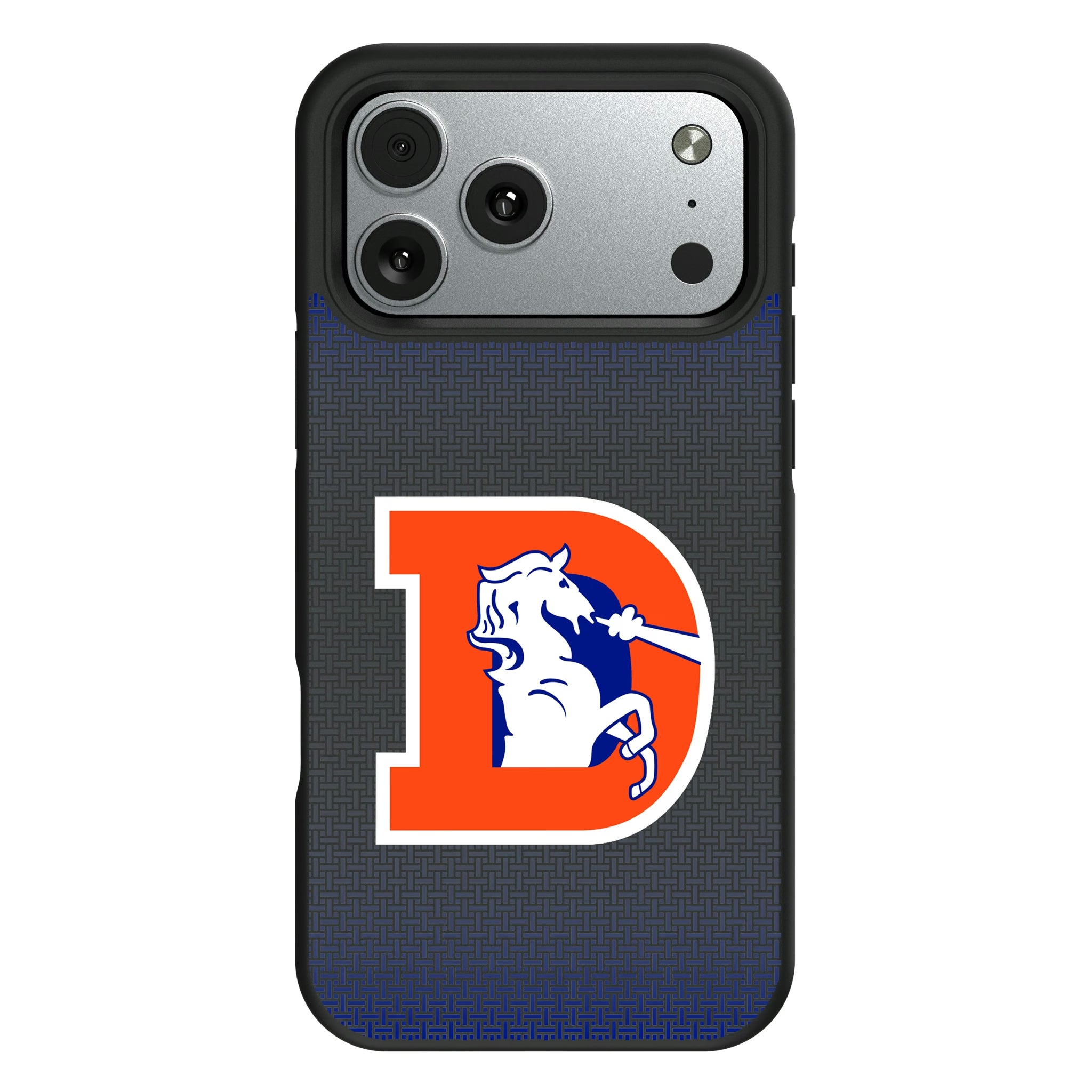 Denver Broncos 1993-1996 Historic Collection Linen iPhone Bump Phone Case for Apple iPhone#Device_iPhone 17 Pro Max