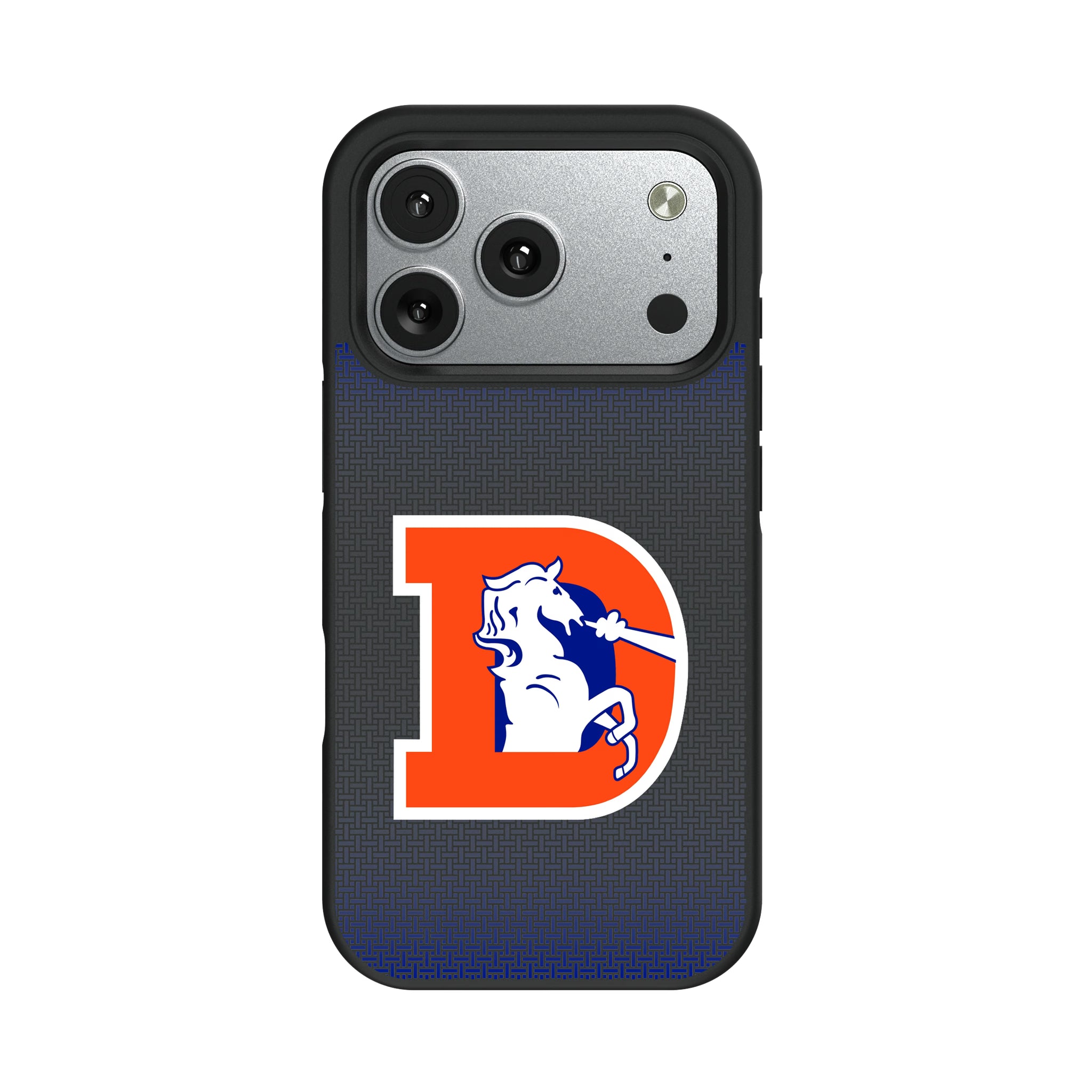 Denver Broncos 1993-1996 Historic Collection Linen iPhone Bump Phone Case for Apple iPhone#Device_iPhone 17 Pro
