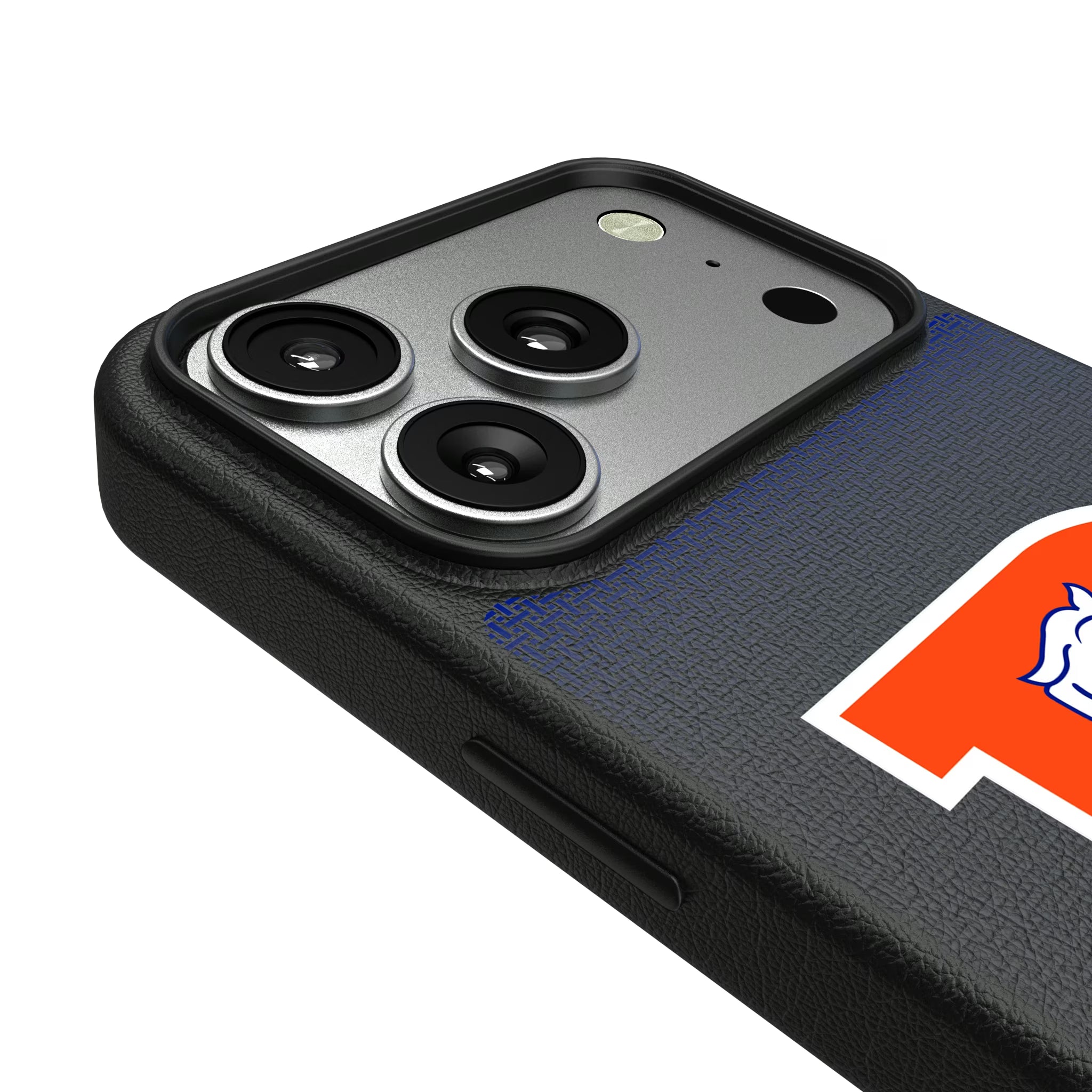 Denver Broncos 1993-1996 Historic Collection Linen iPhone MagSafe Compatible Phone Case for Apple iPhone - Detail#Device_iPhone 17 Pro