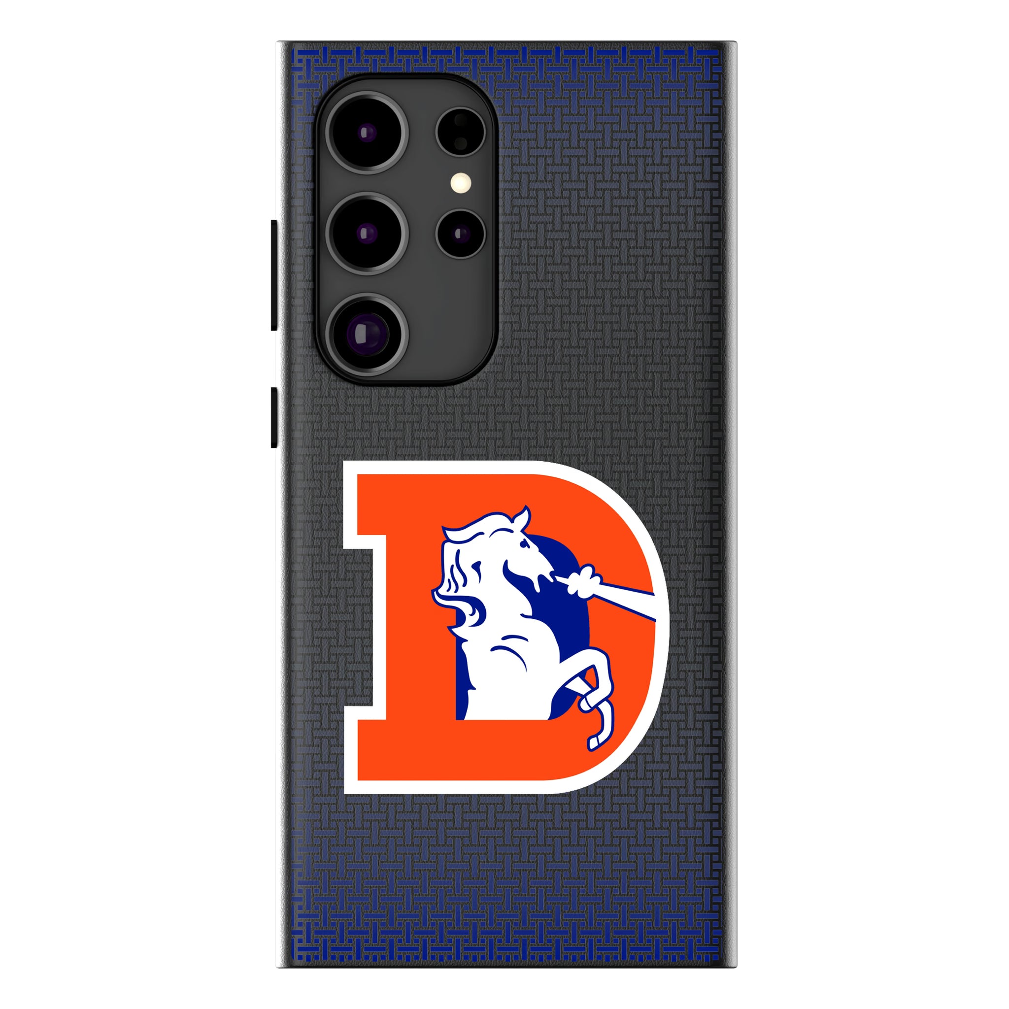 Denver Broncos 1993-1996 Historic Collection Linen Galaxy MagSafe Compatible Phone Case for Samsung Galaxy