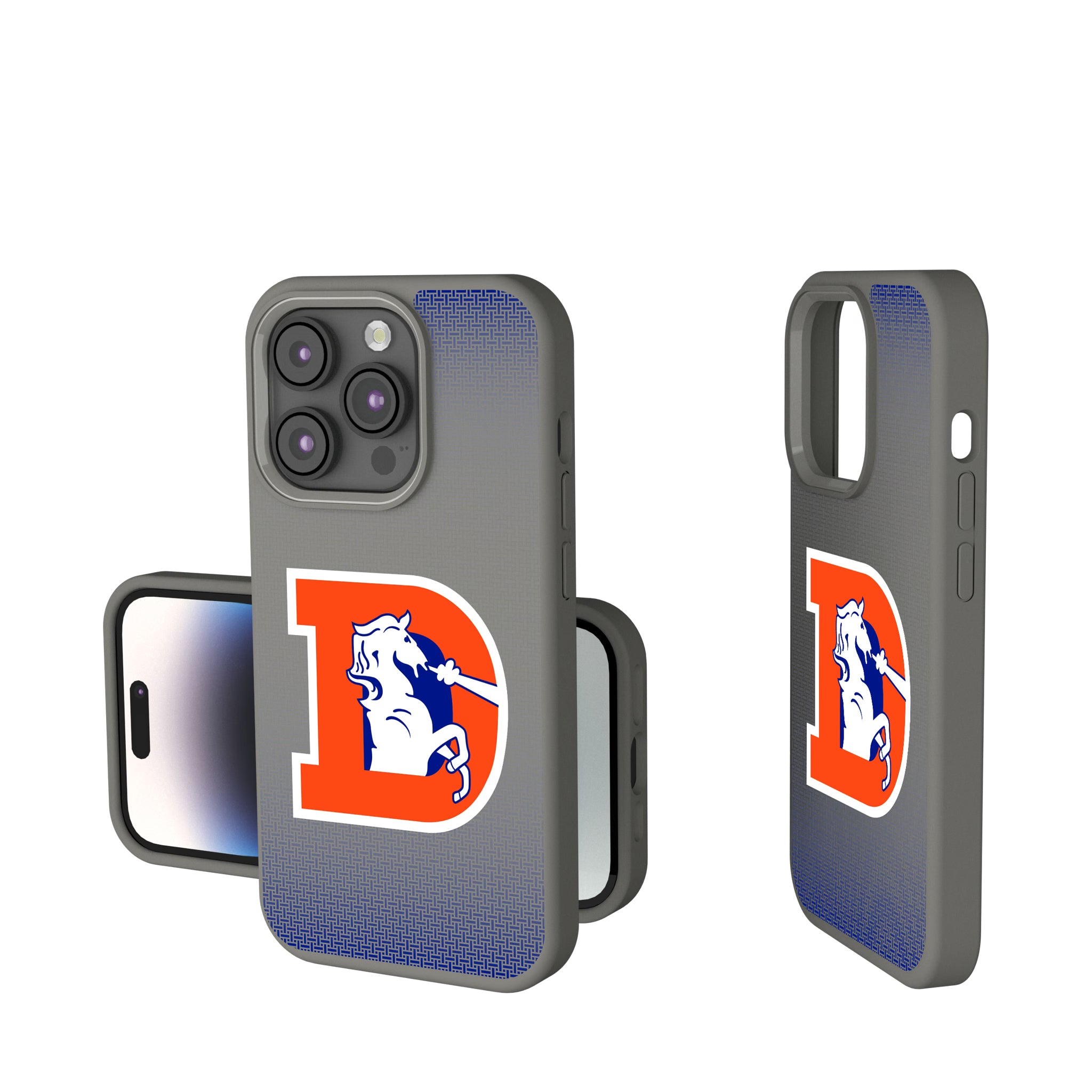 Denver Broncos 1993-1996 Historic Collection Linen iPhone Soft Touch Phone Case for Apple iPhone