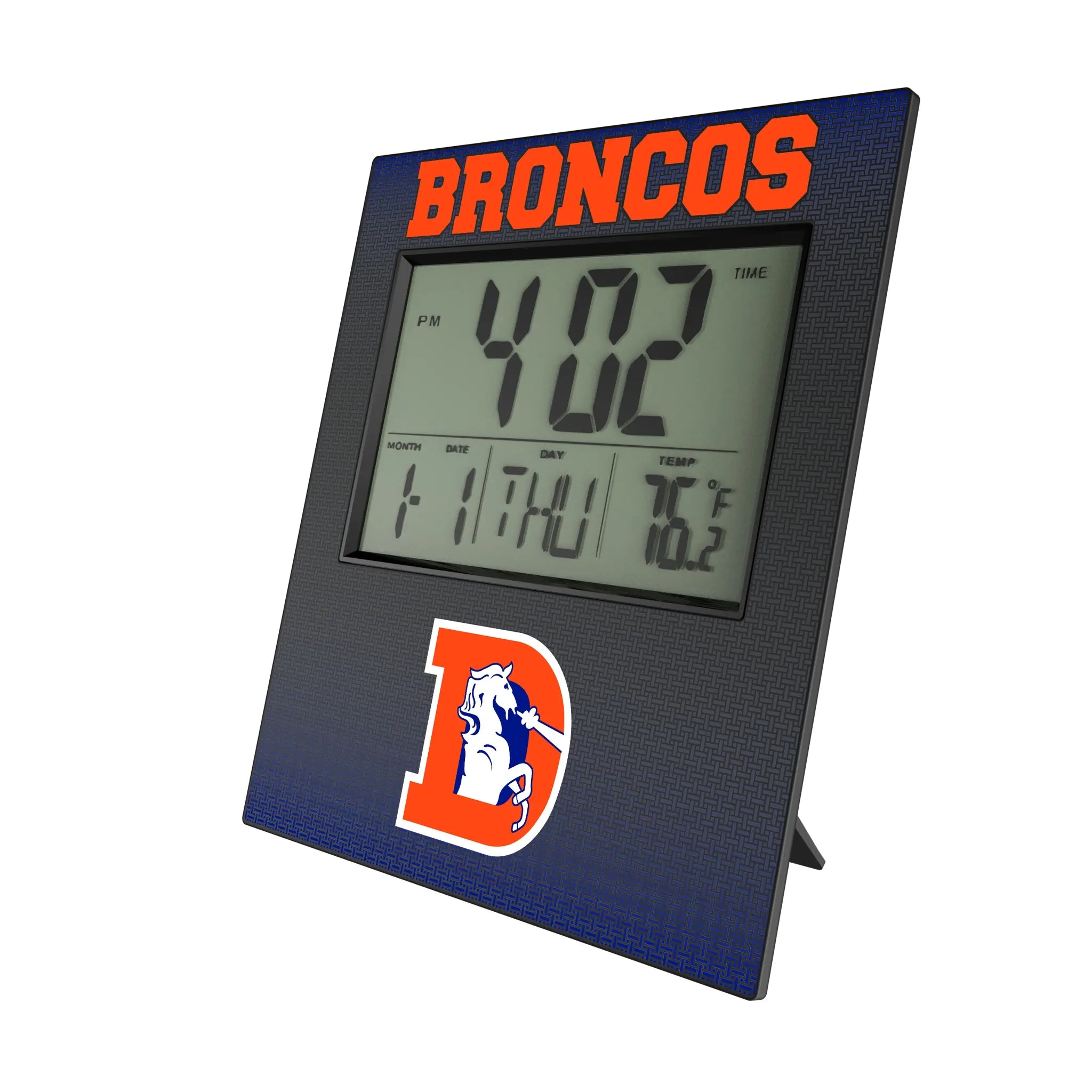 Denver Broncos 1993-1996 Historic Collection Linen Wall Clock