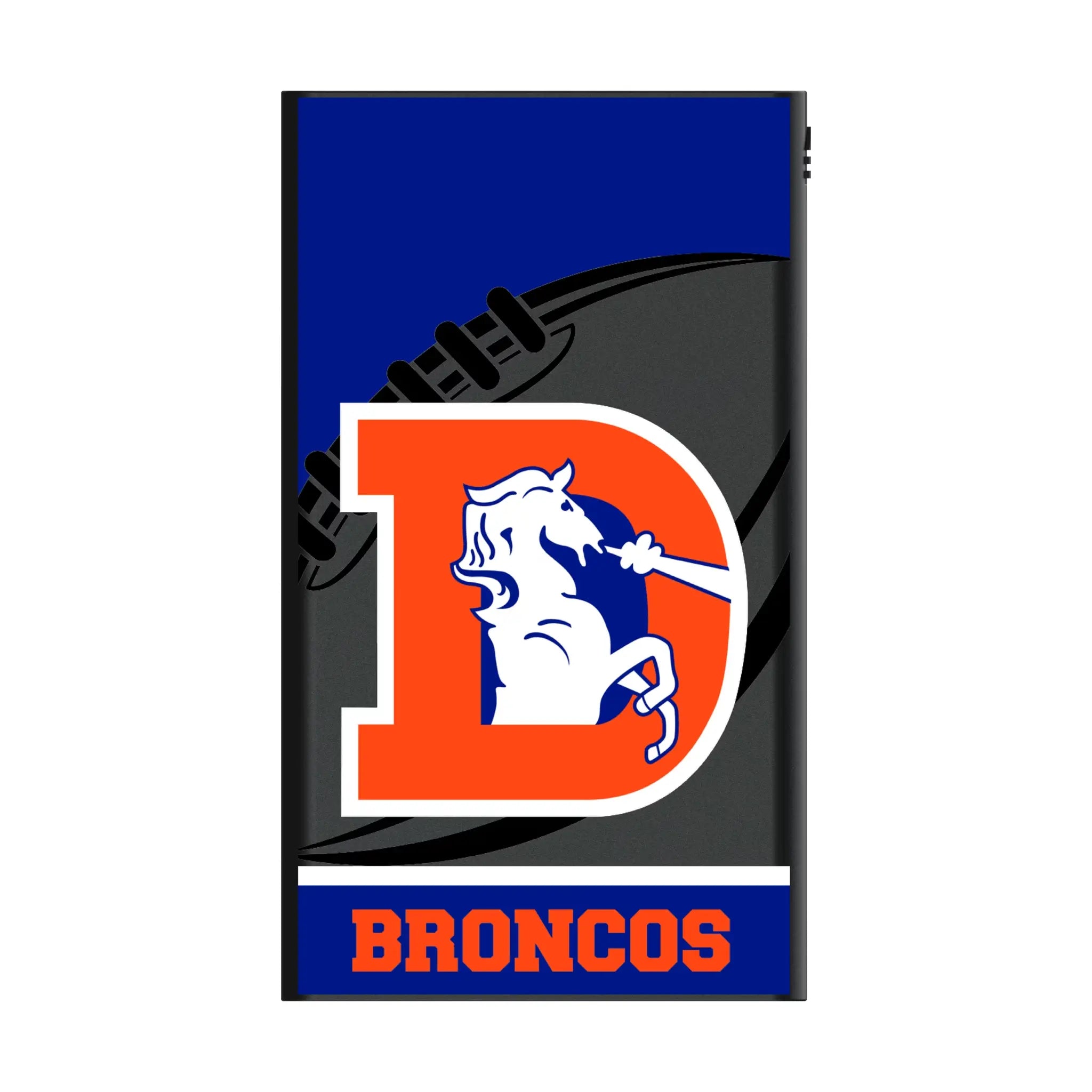 Denver Broncos 1993-1996 Historic Collection Passtime 5000mAh Flat Power Bank