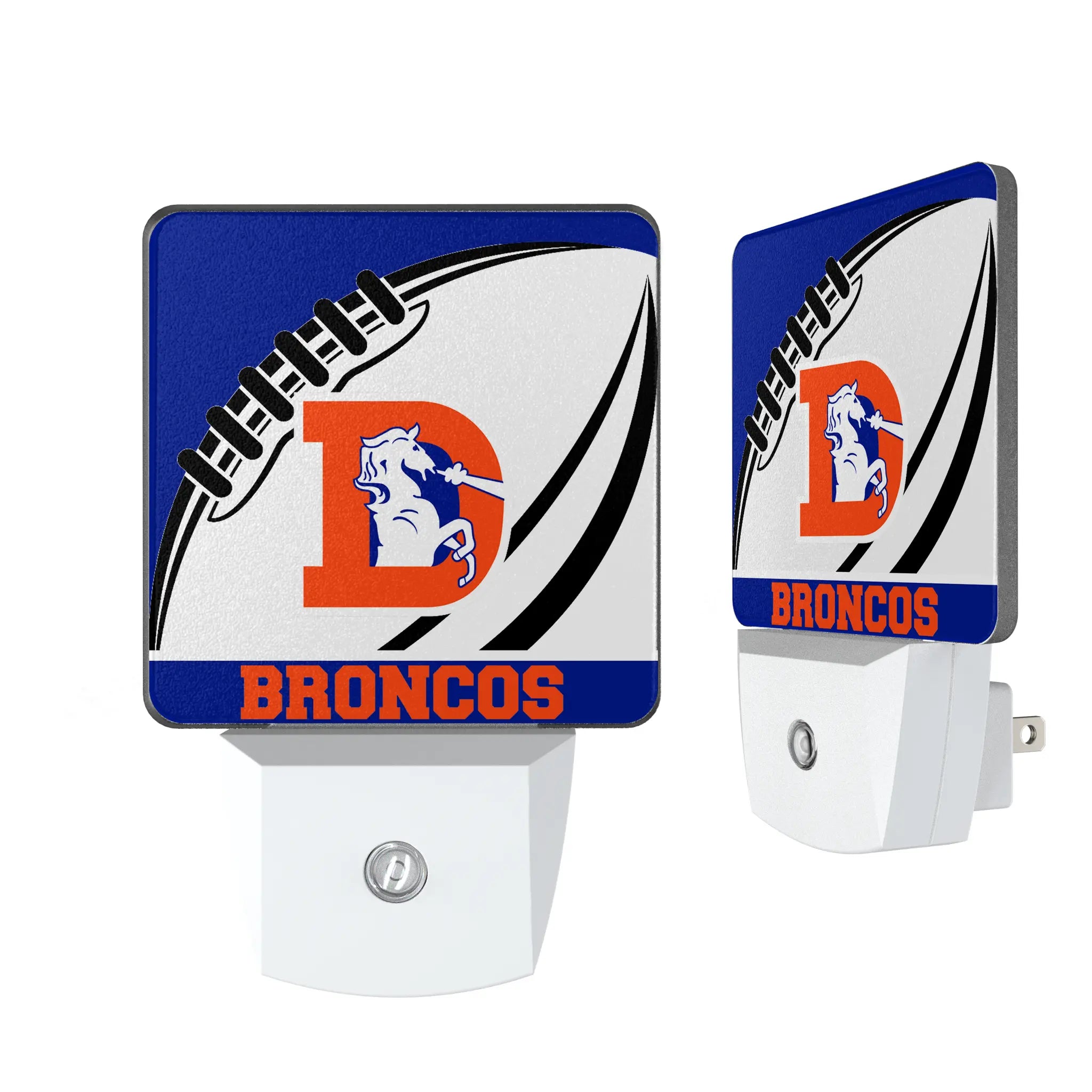 Denver Broncos 1993-1996 Historic Collection Passtime Night Light 2-Pack