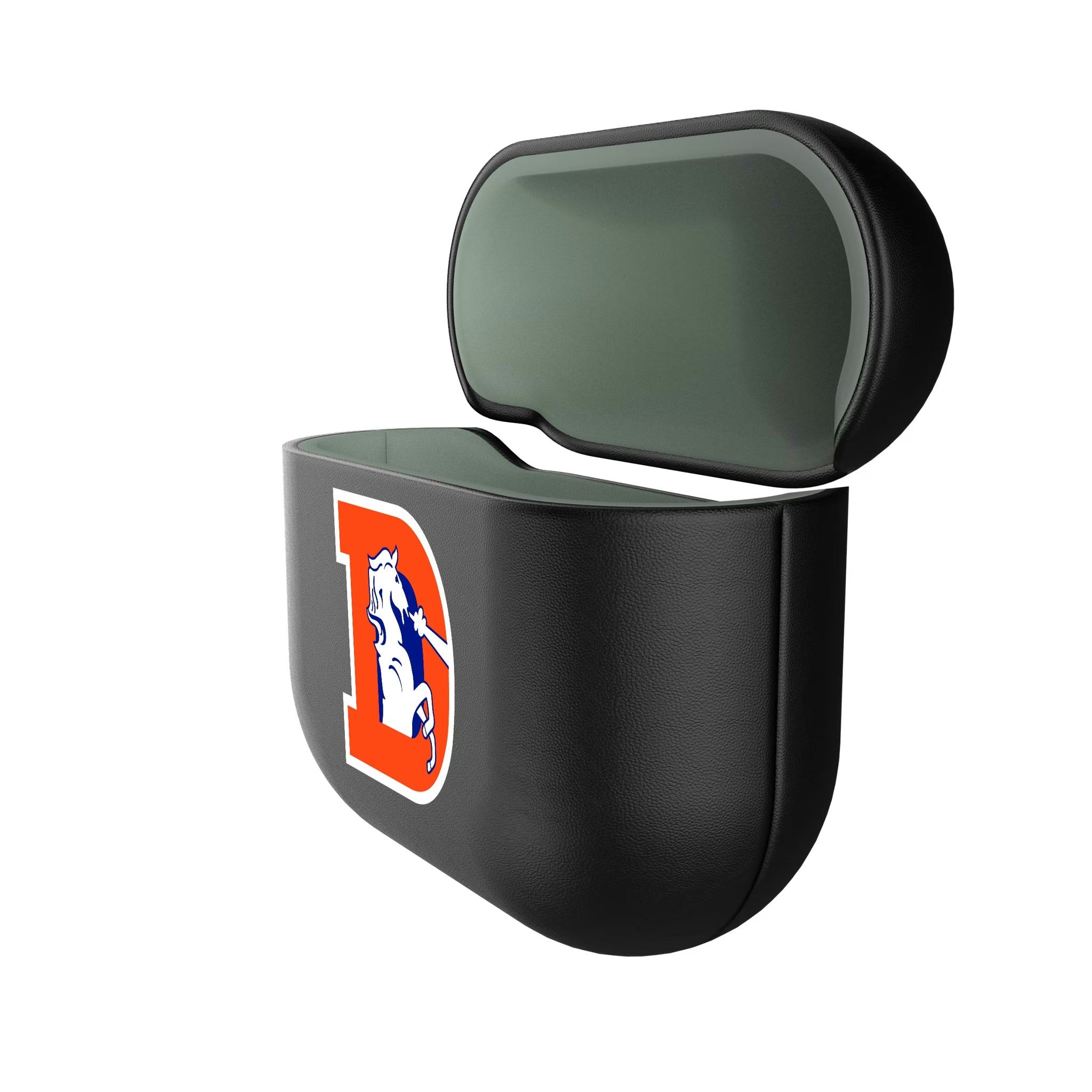 Denver Broncos 1993-1996 Historic Collection Personalized Insignia AirPods AirPod Case Cover - Isometric View#Device_AirPods 4