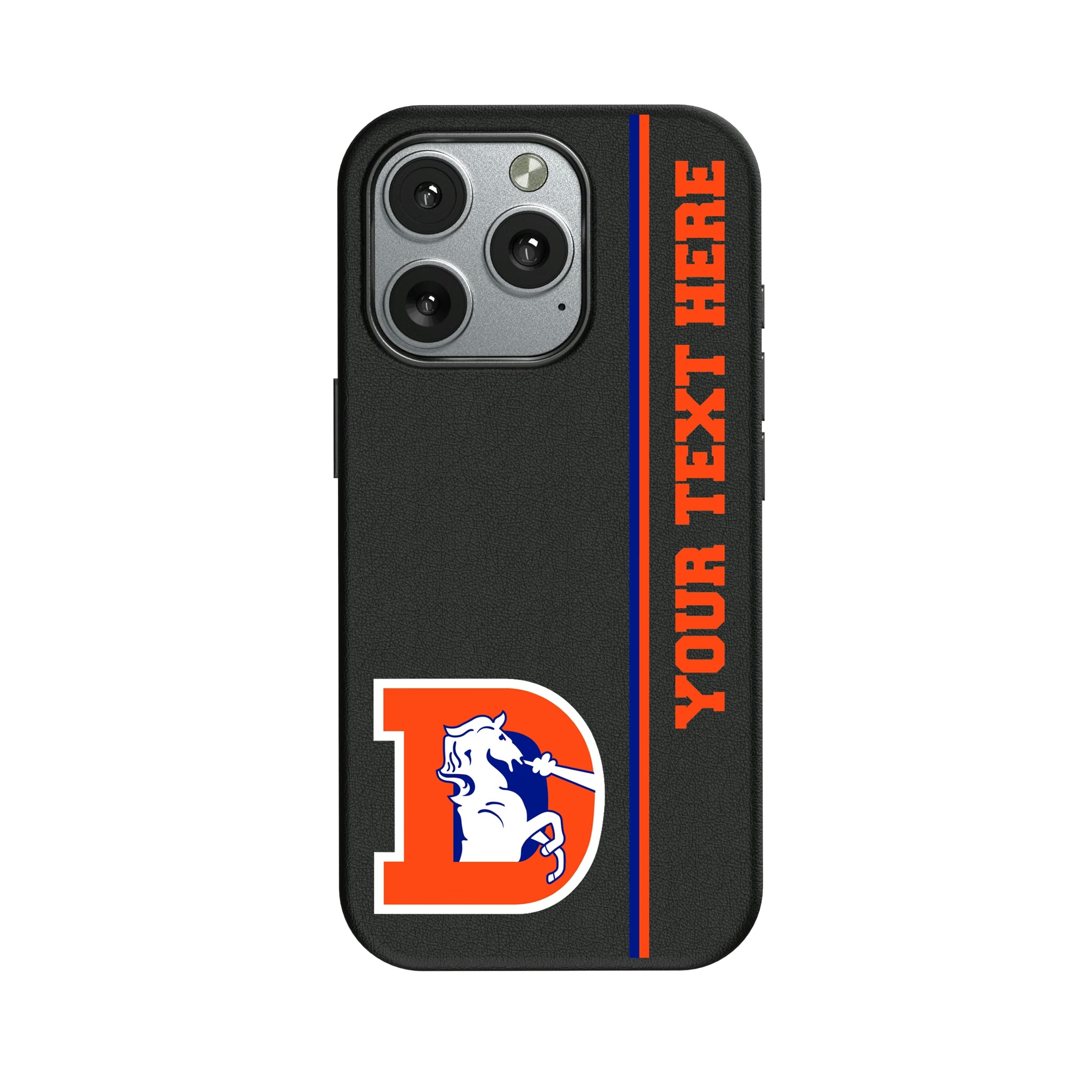 Denver Broncos 1993-1996 Historic Collection Personalized Sidebard iPhone MagSafe Compatible Phone Case for Apple iPhone