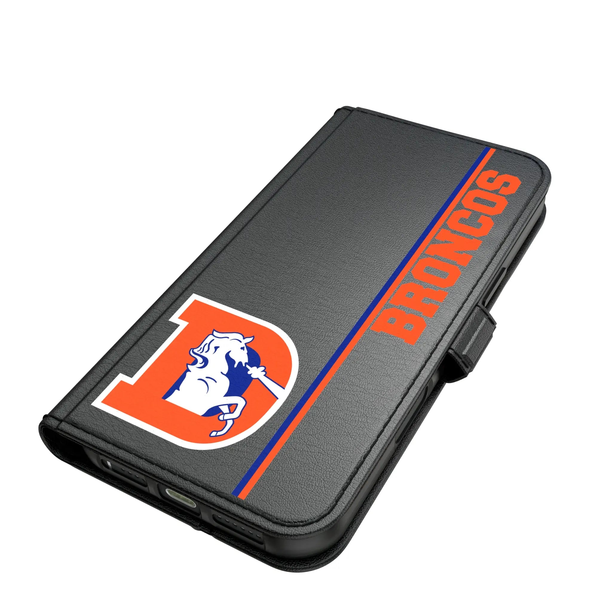 Denver Broncos 1993-1996 Historic Collection Sidebar iPhone Folio Phone Case for Apple iPhone#Device_iPhone 17 Pro Max