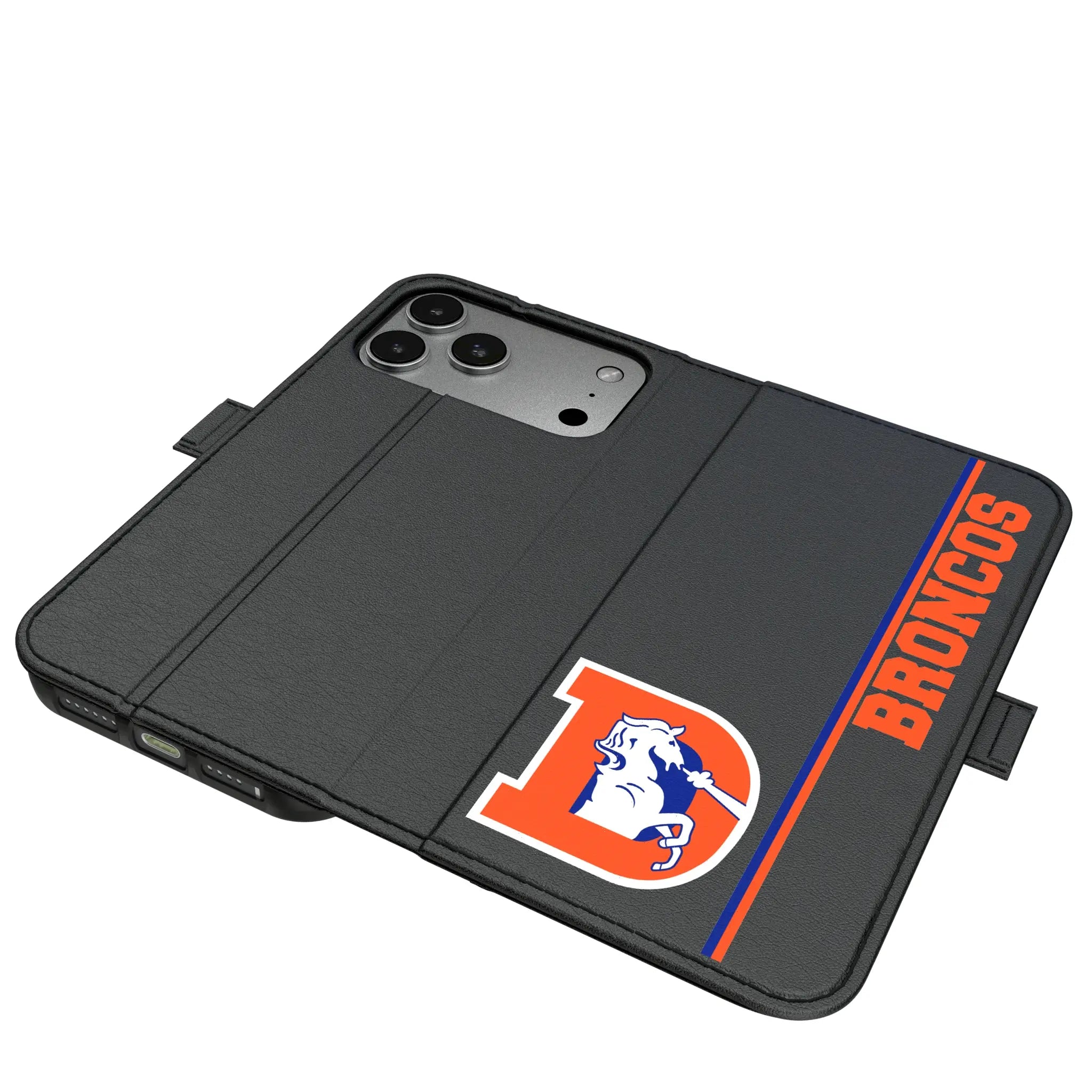 Denver Broncos 1993-1996 Historic Collection Sidebar iPhone Folio Phone Case for Apple iPhone#Device_iPhone 17 Pro Max