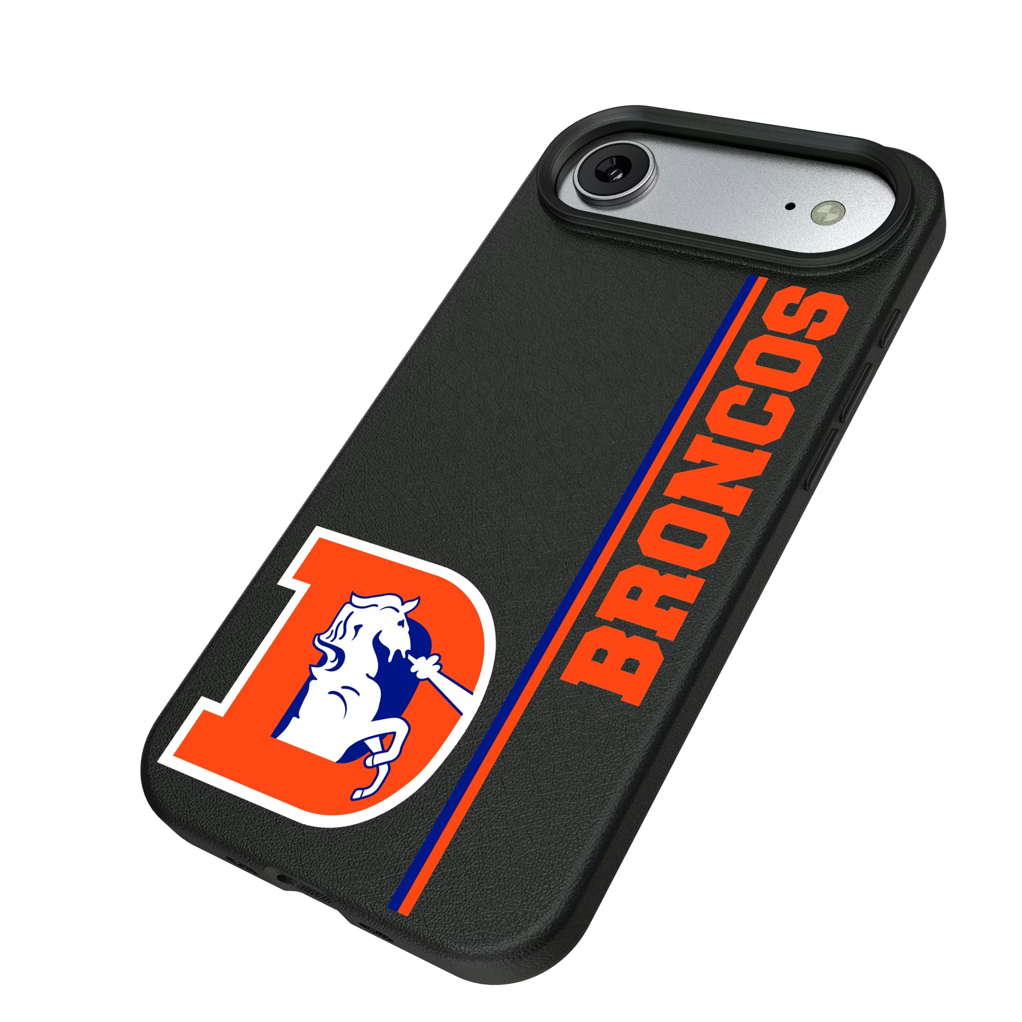Denver Broncos 1993-1996 Historic Collection Sidebar iPhone MagSafe Compatible Phone Case for Apple iPhone - Isometric View#Device_iPhone Air