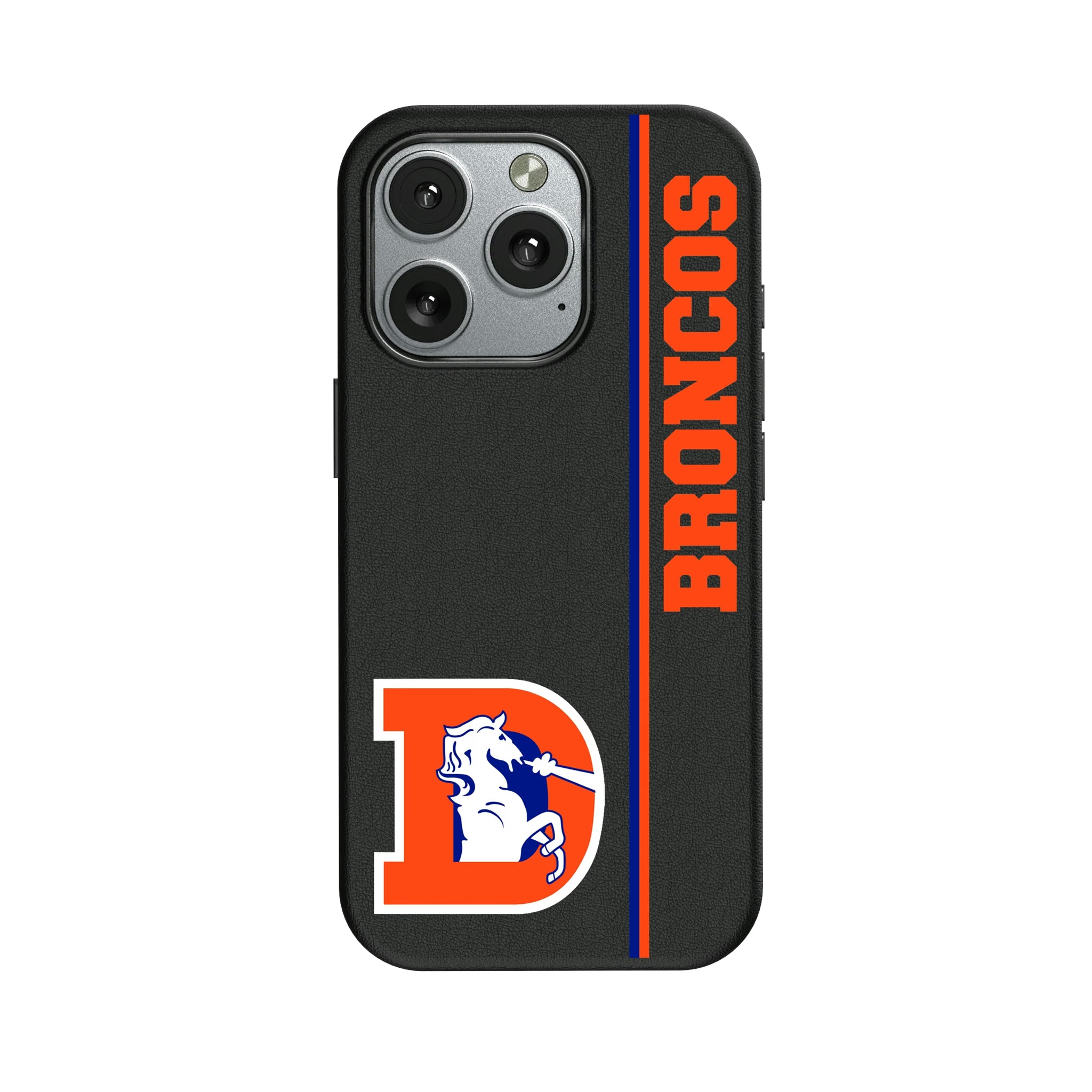 Denver Broncos 1993-1996 Historic Collection Sidebar iPhone MagSafe Compatible Phone Case for Apple iPhone