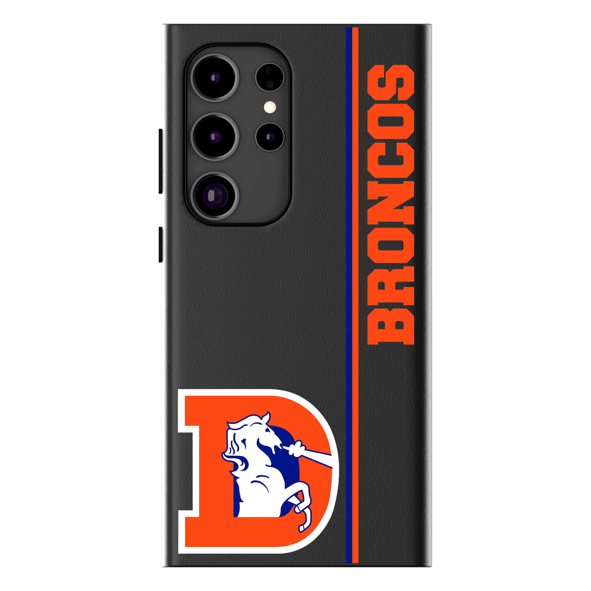 Denver Broncos 1993-1996 Historic Collection Sidebar Galaxy MagSafe Compatible Phone Case for Samsung Galaxy