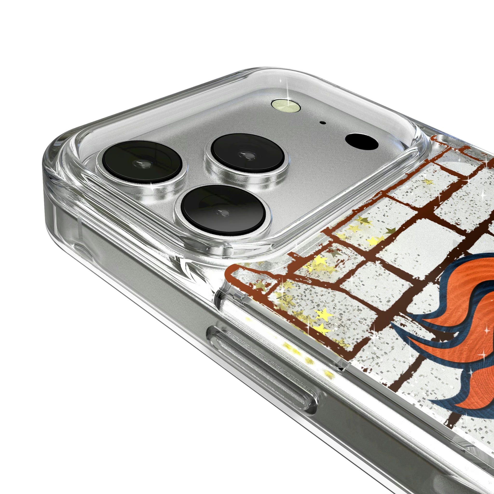 Denver Broncos Brick iPhone Glitter Phone Case for Apple iPhone - Detail