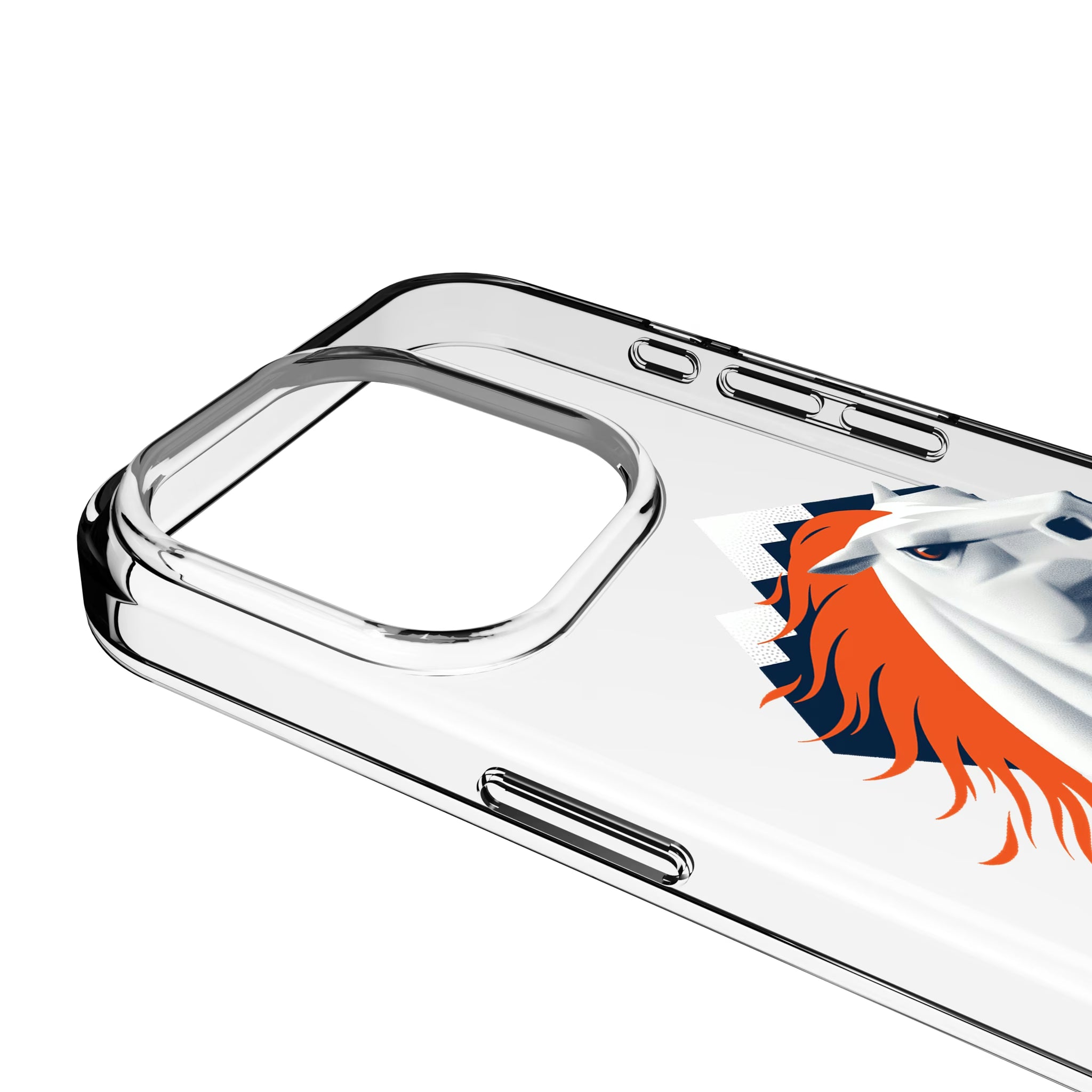 Denver Broncos Deco iPhone Clear Phone Case for Apple iPhone - Detail