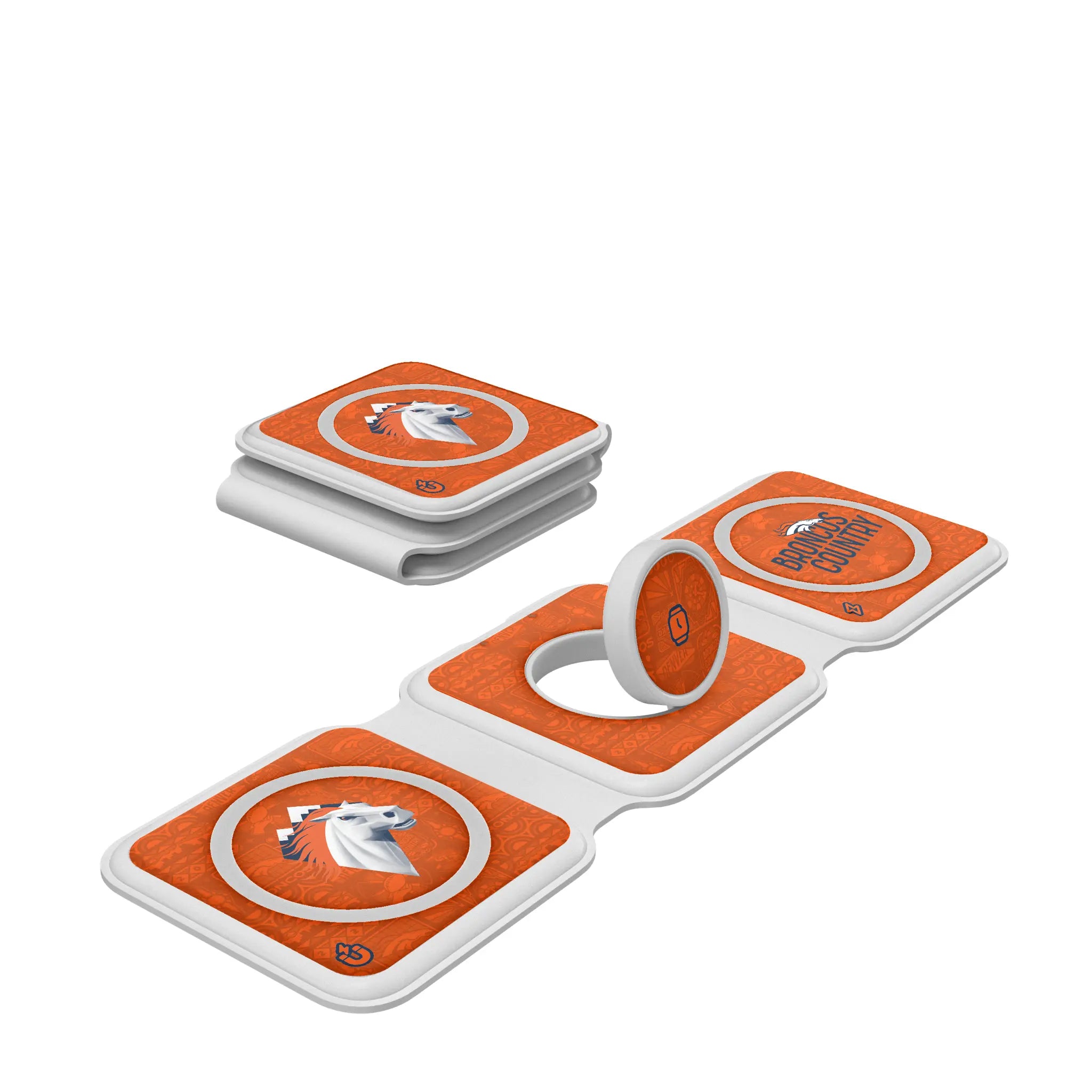 Denver Broncos Deco Foldable 3 in 1 Charger