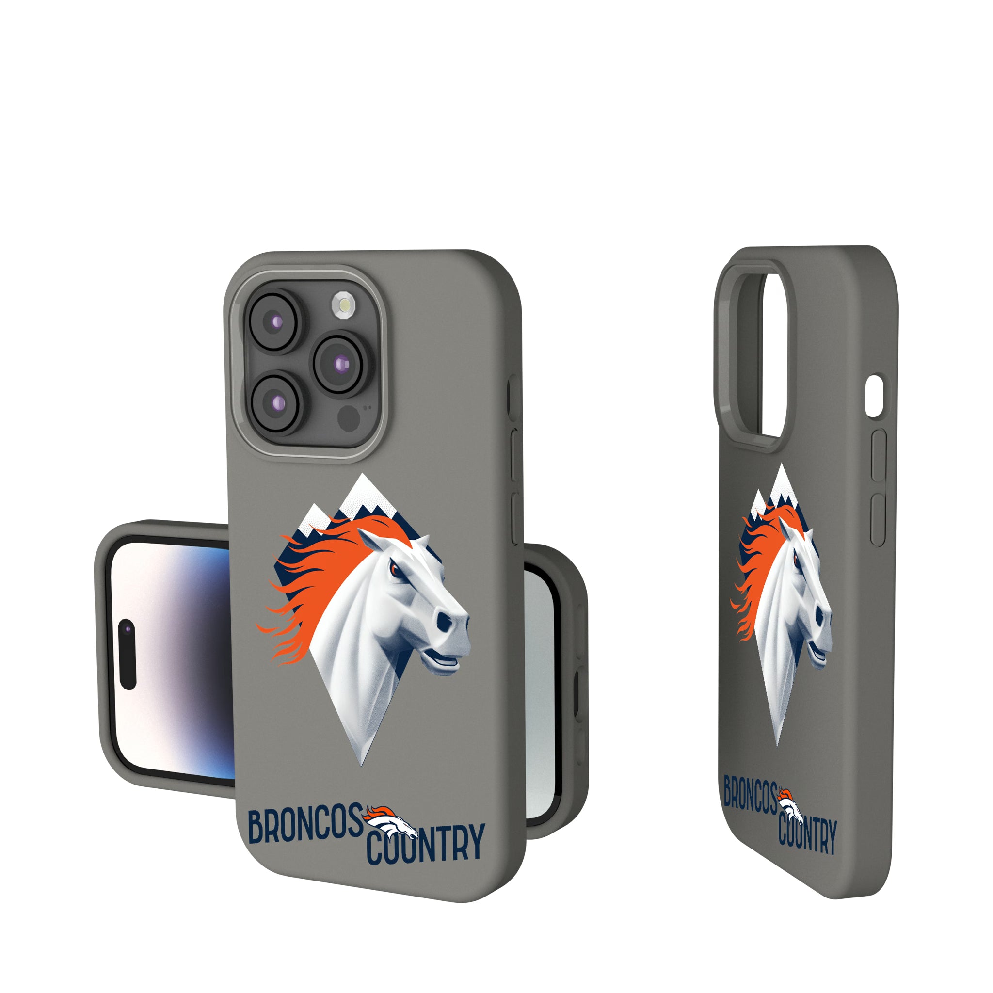Denver Broncos Deco iPhone Soft Touch Phone Case for Apple iPhone