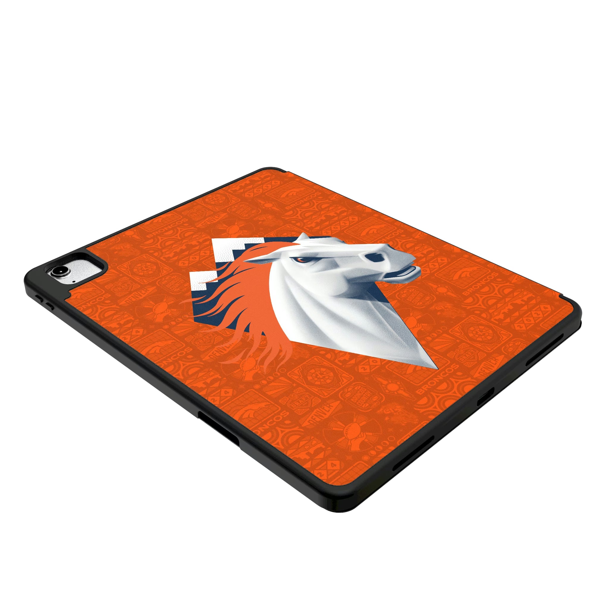Denver Broncos Deco iPad Tablet Case for Apple iPad - Isometric View
