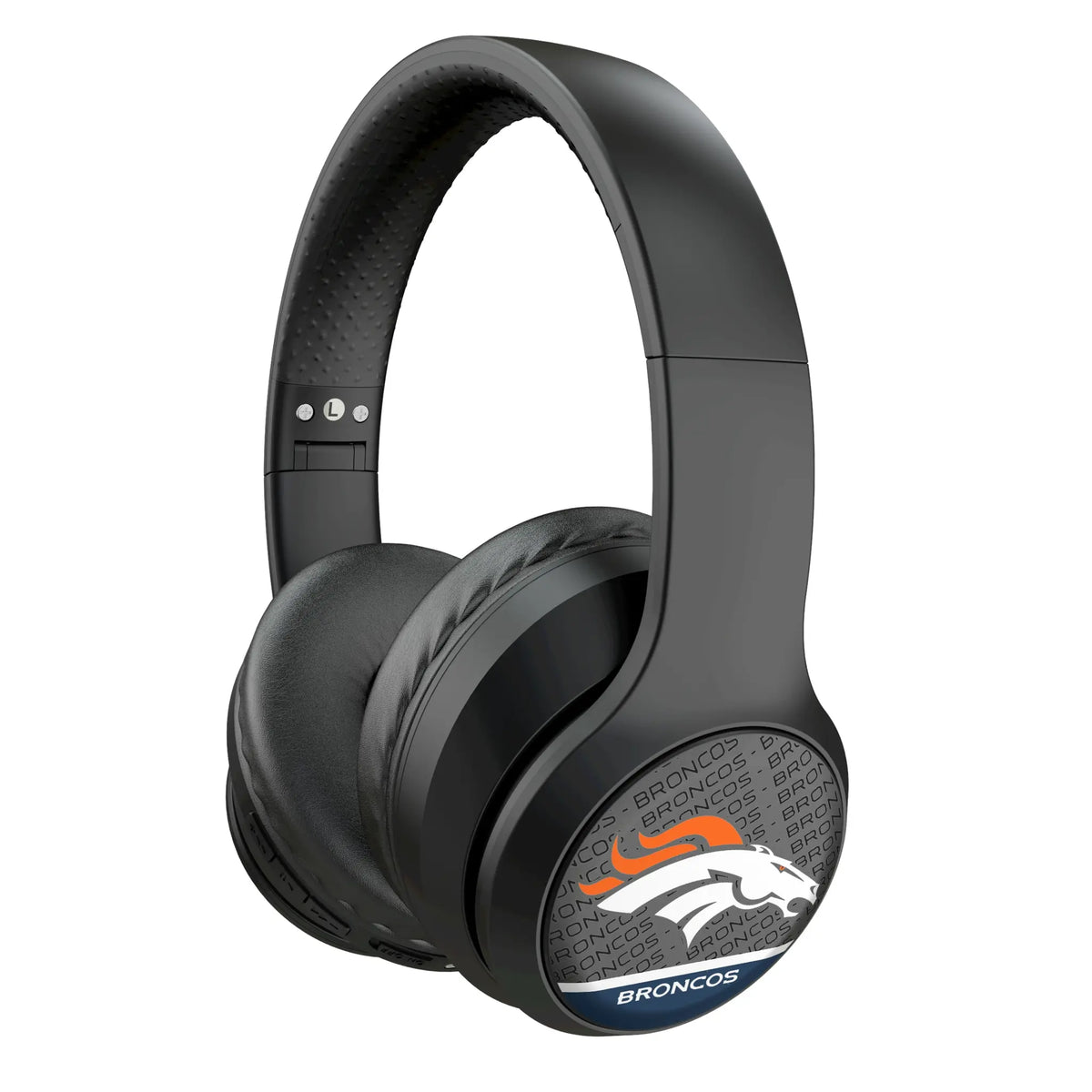 Denver Broncos Endzone Plus Wireless Over-Ear Headphones With Case