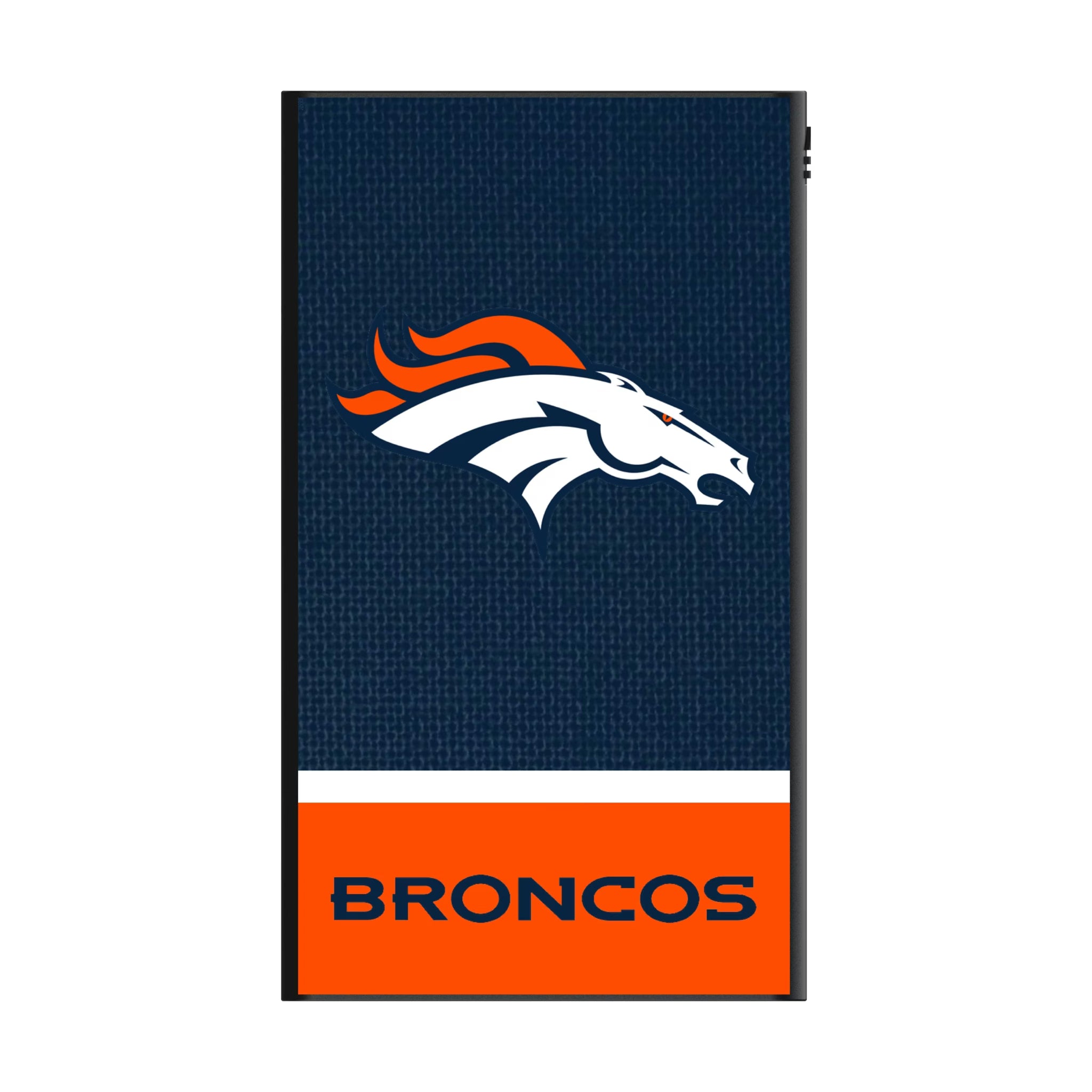 Denver Broncos Endzone Solid 5000mAh Flat Powerbank