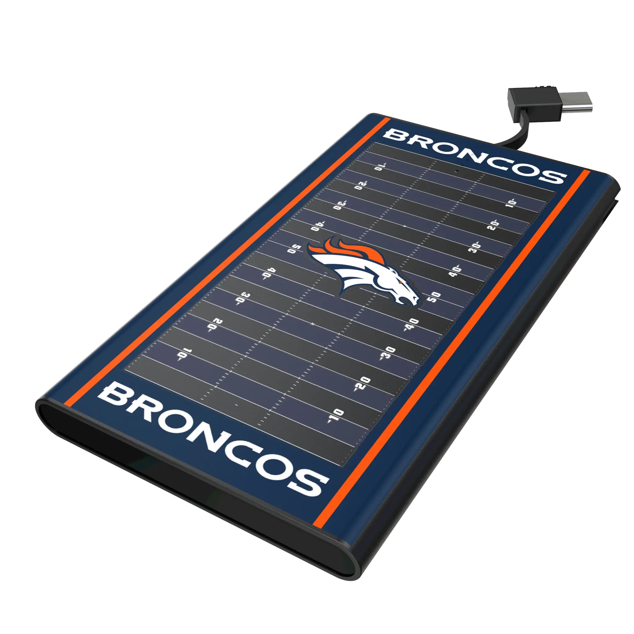 Denver Broncos Field 5000mAh Flat Power Bank