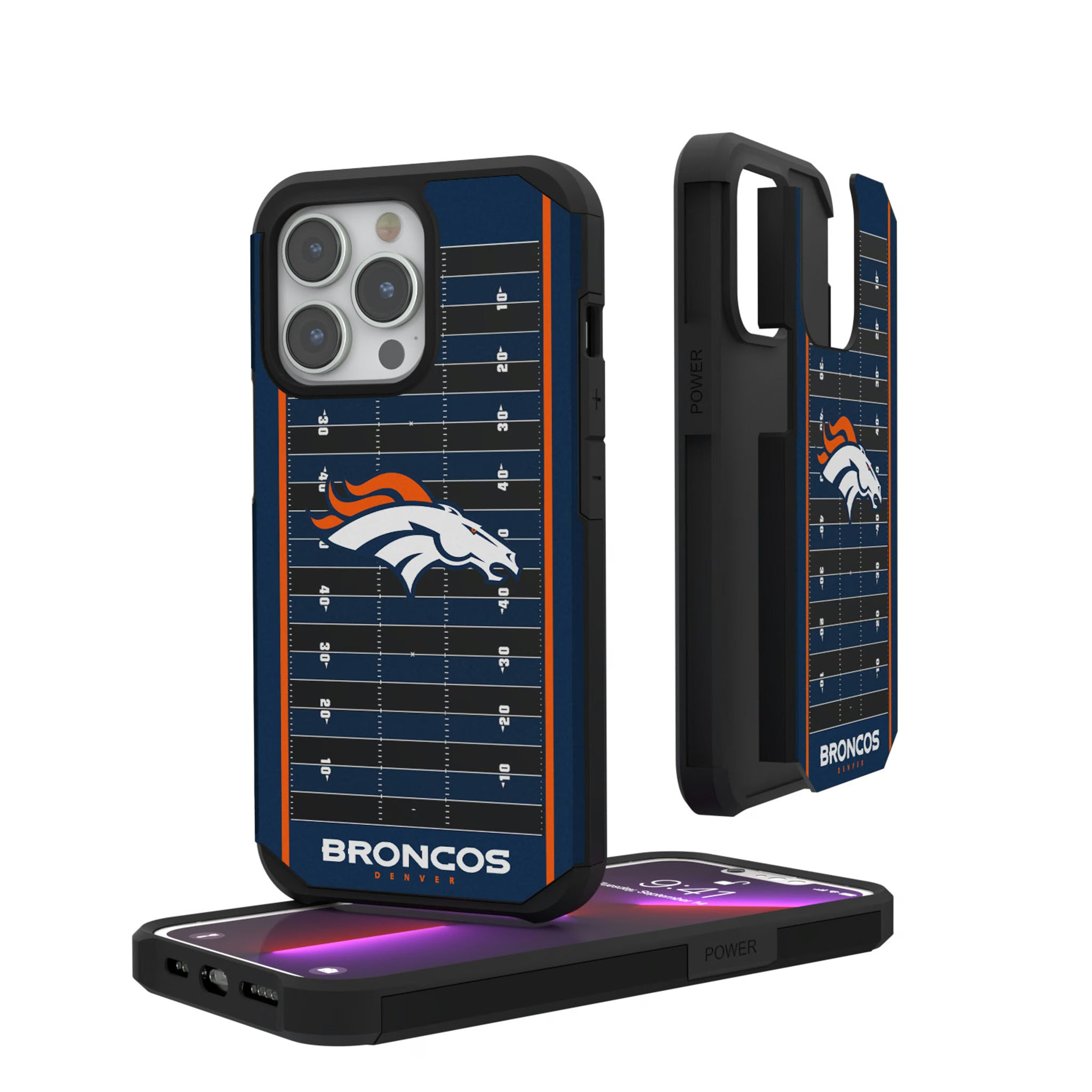 Denver Broncos Field iPhone Rugged Phone Case for Apple iPhone