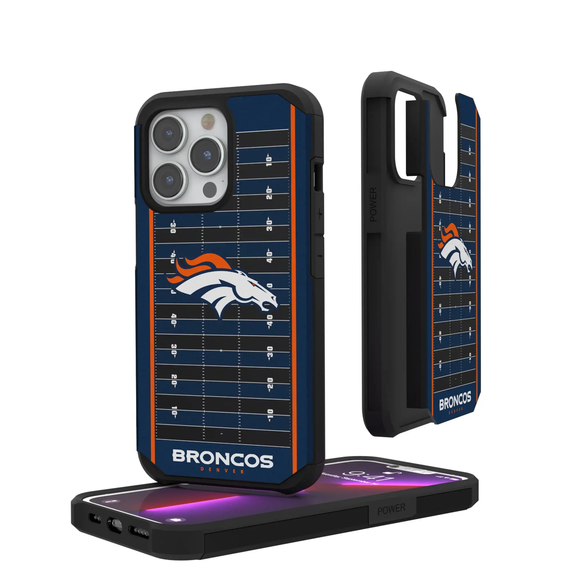 Denver Broncos Field iPhone Rugged Phone Case for Apple iPhone