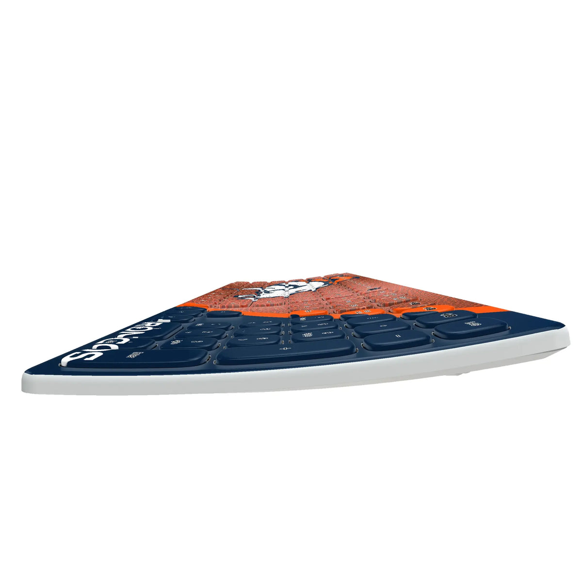 Denver Broncos Football KKB605 Curved Wireless Keyboard
