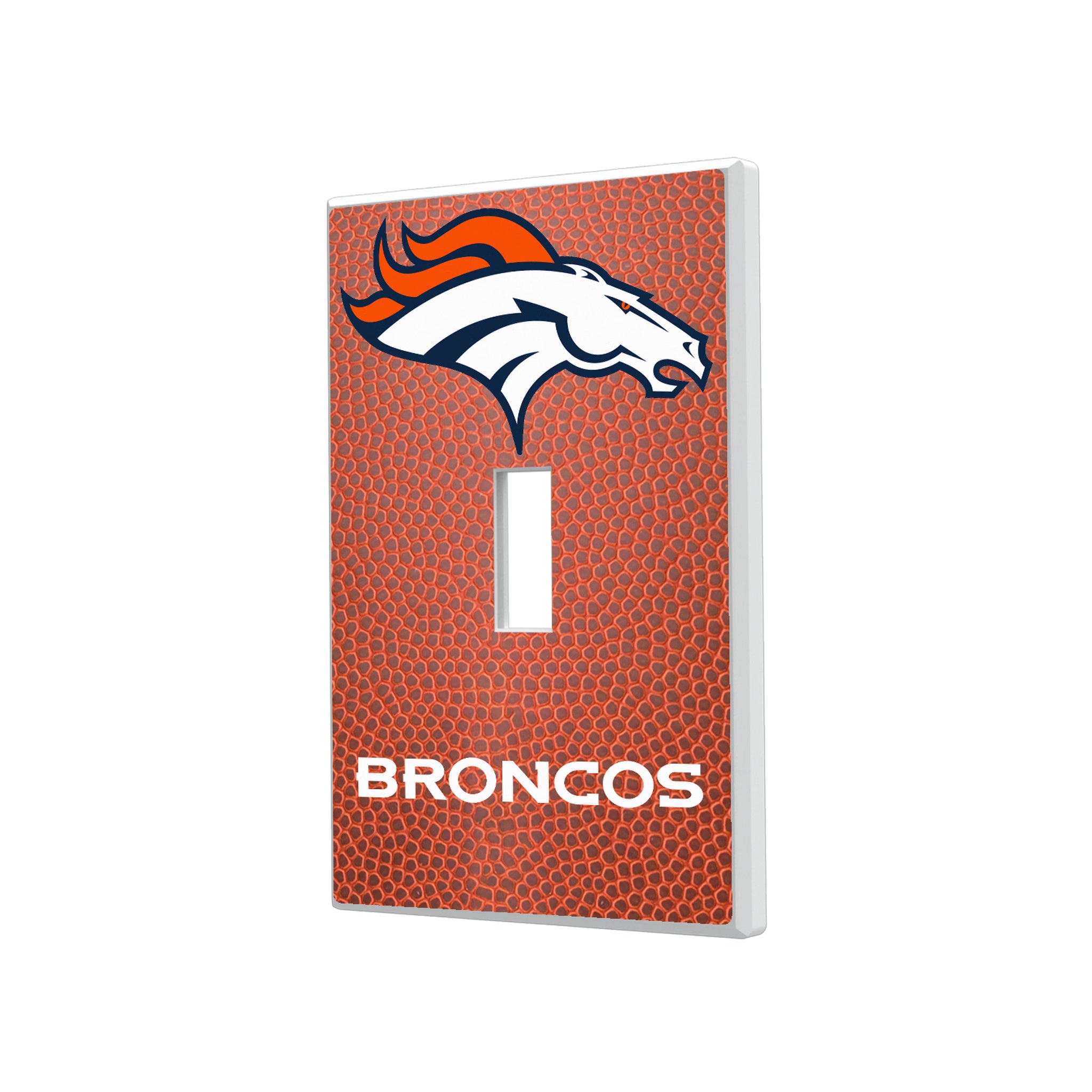 Denver Broncos Football Hidden-Screw Light Switch Plate#Style_Single Toggle