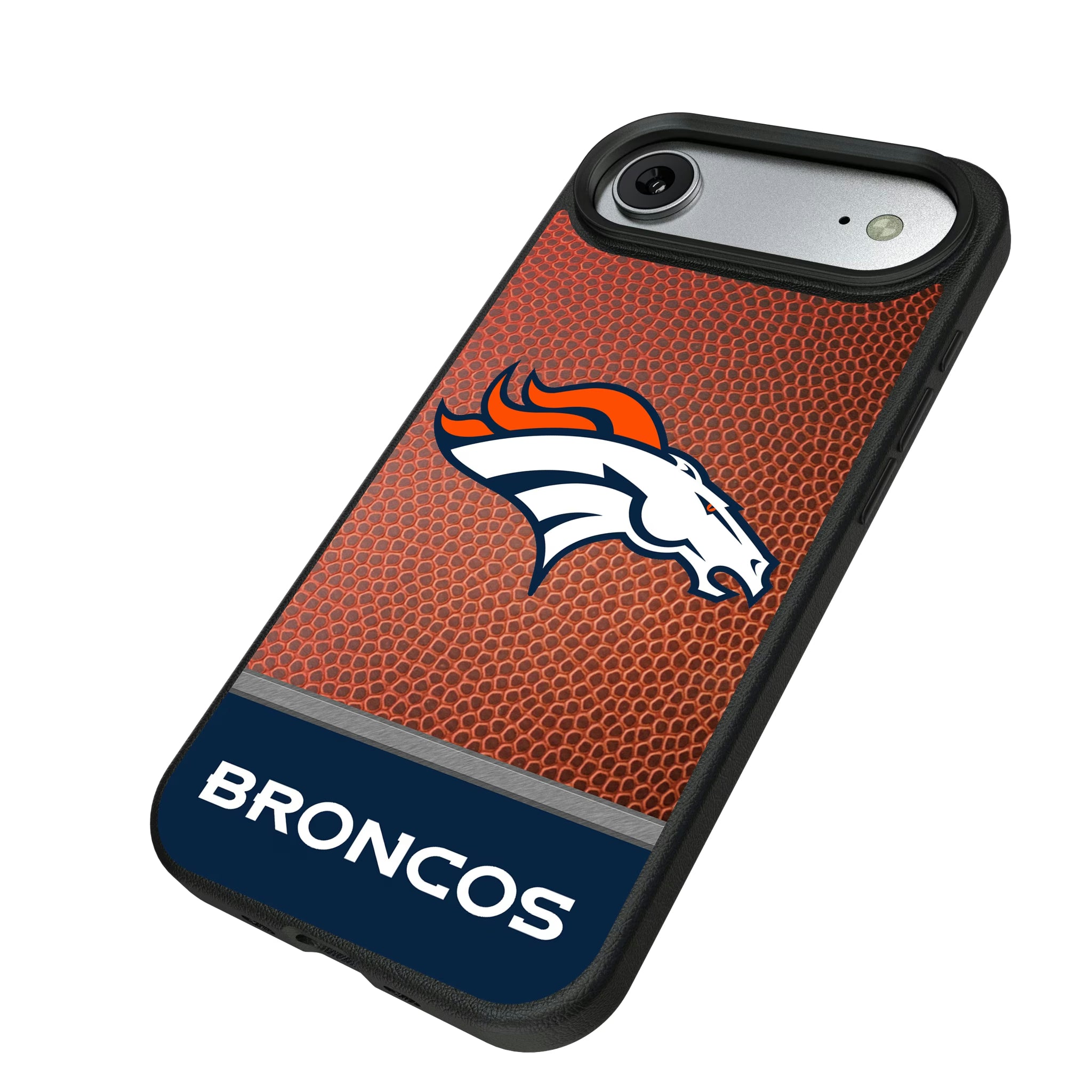 Denver Broncos Football Wordmark iPhone MagSafe Compatible Phone Case for Apple iPhone - Isometric View#Device_iPhone Air
