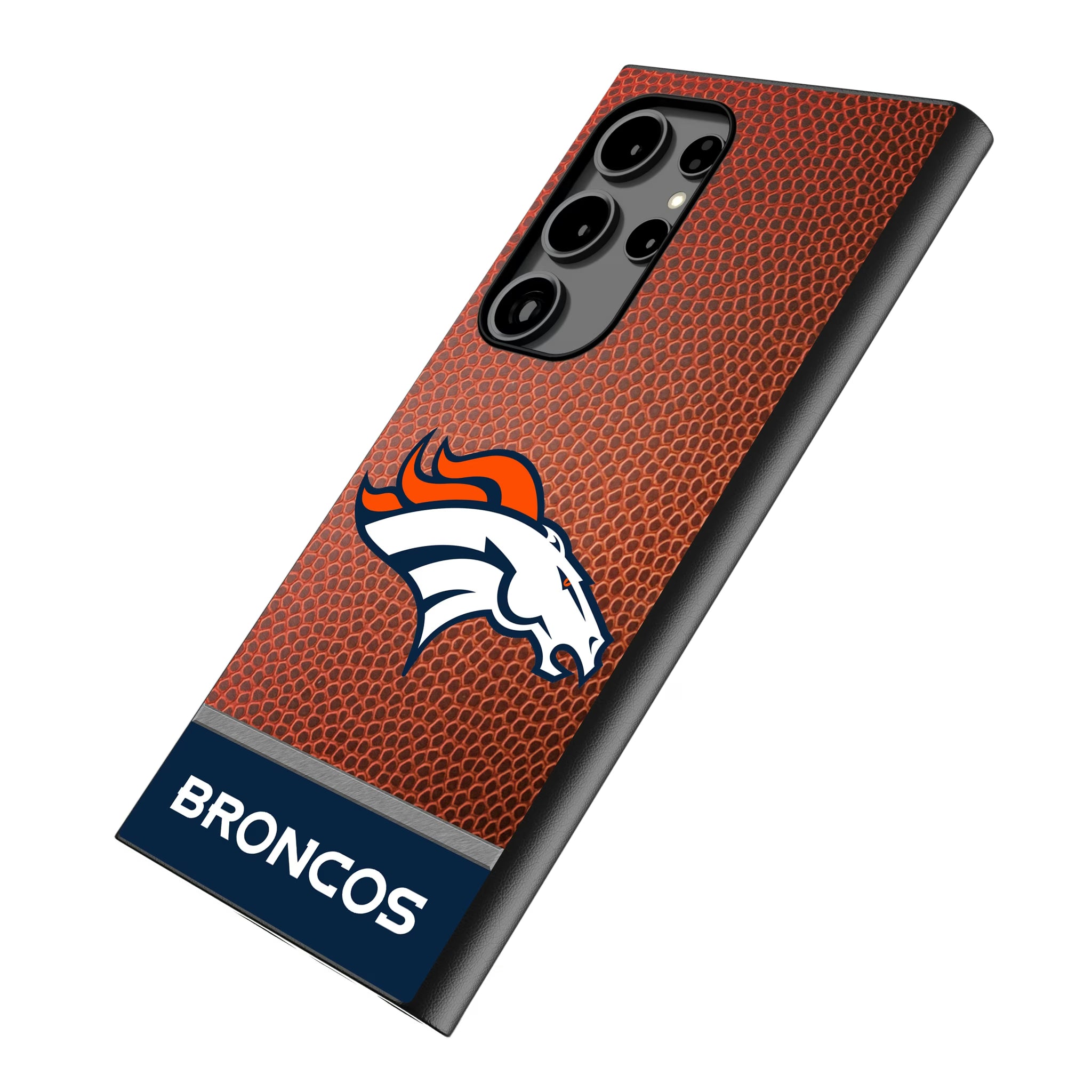 Denver Broncos Football Wordmark Galaxy MagSafe Compatible Phone Case for Samsung Galaxy - Isometric View