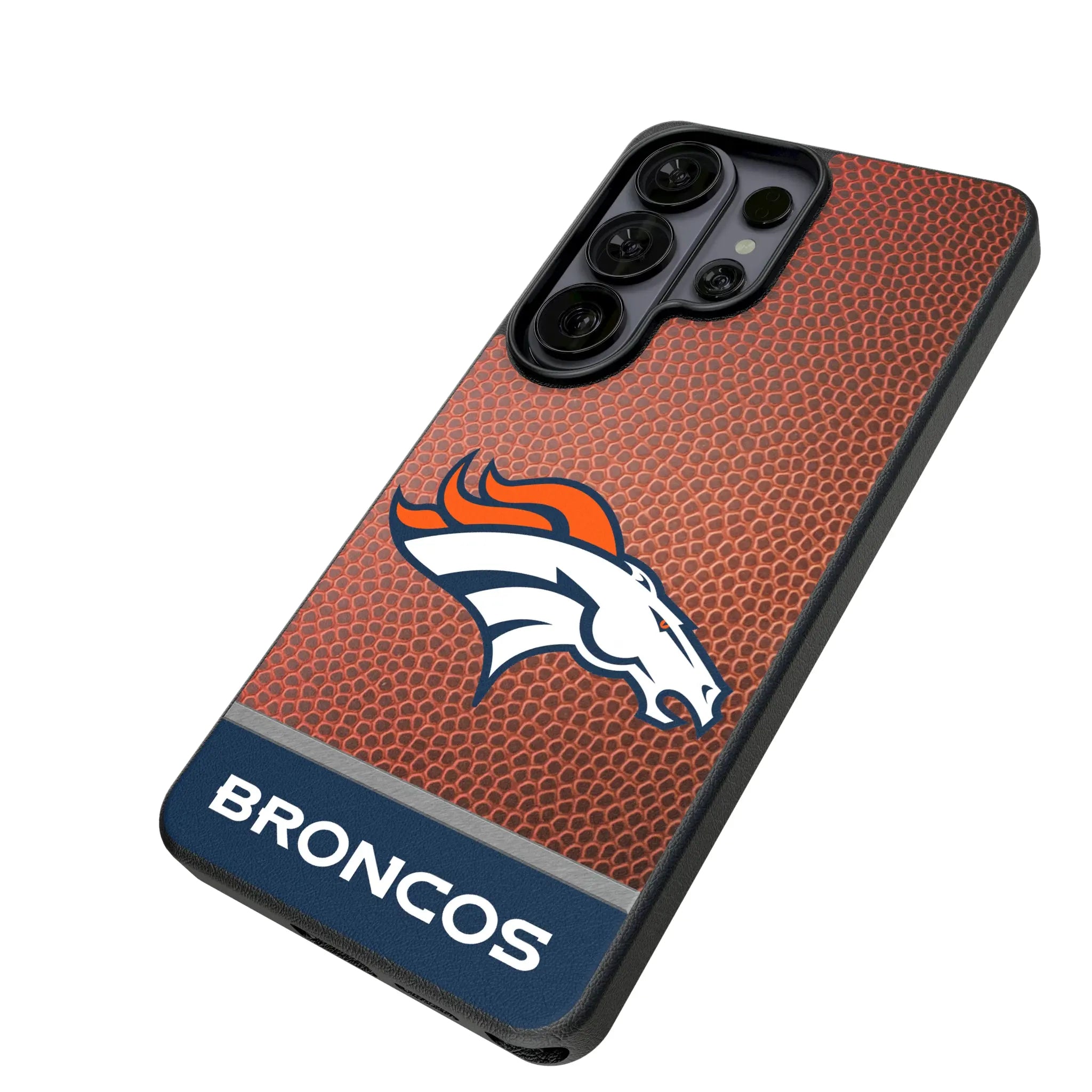 Denver Broncos Football Wordmark Galaxy MagSafe Compatible Phone Case for Samsung Galaxy - Isometric View#Device_Galaxy S26 Ultra
