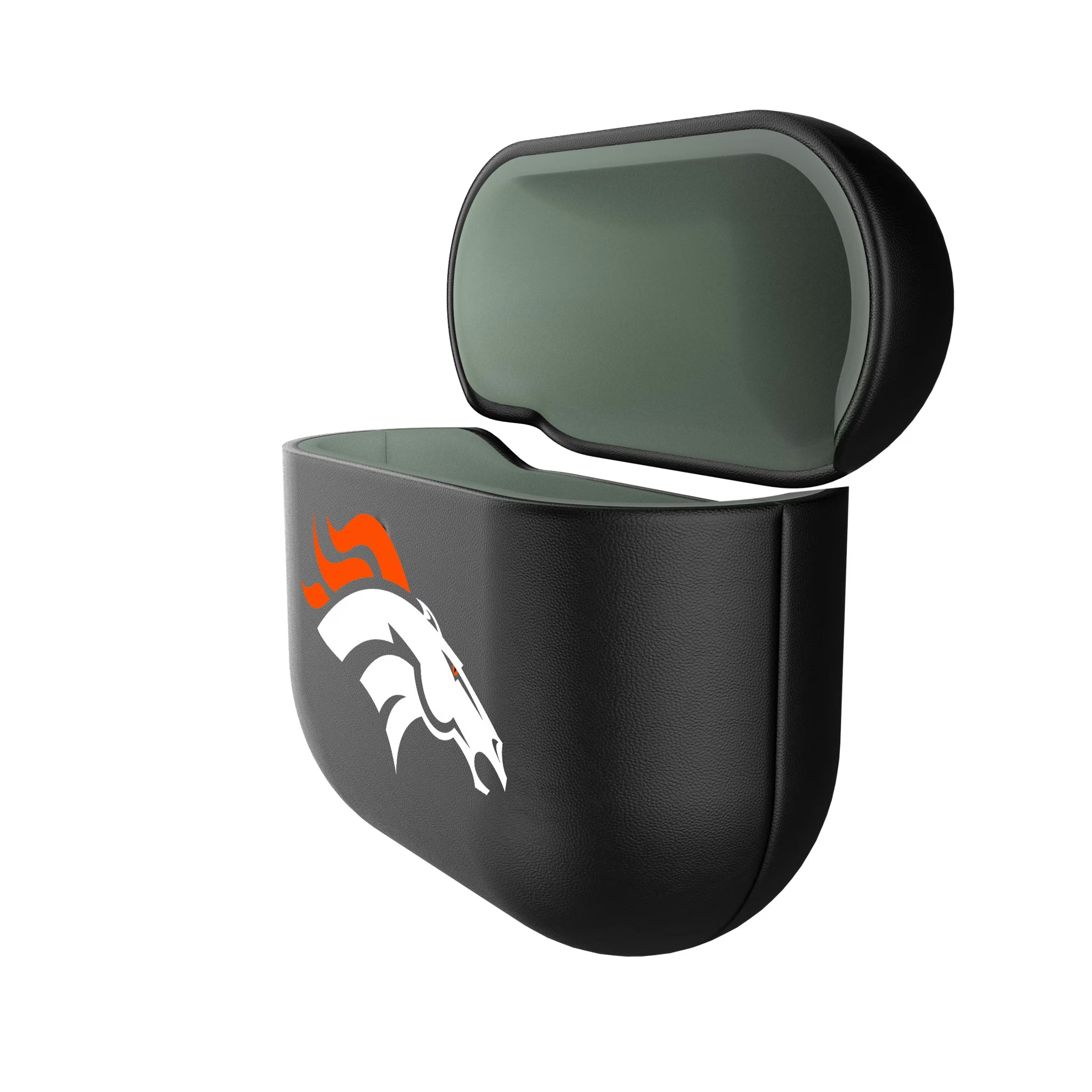 Denver Broncos Insignia AirPods AirPod Case Cover - Isometric View#Device_AirPods 4