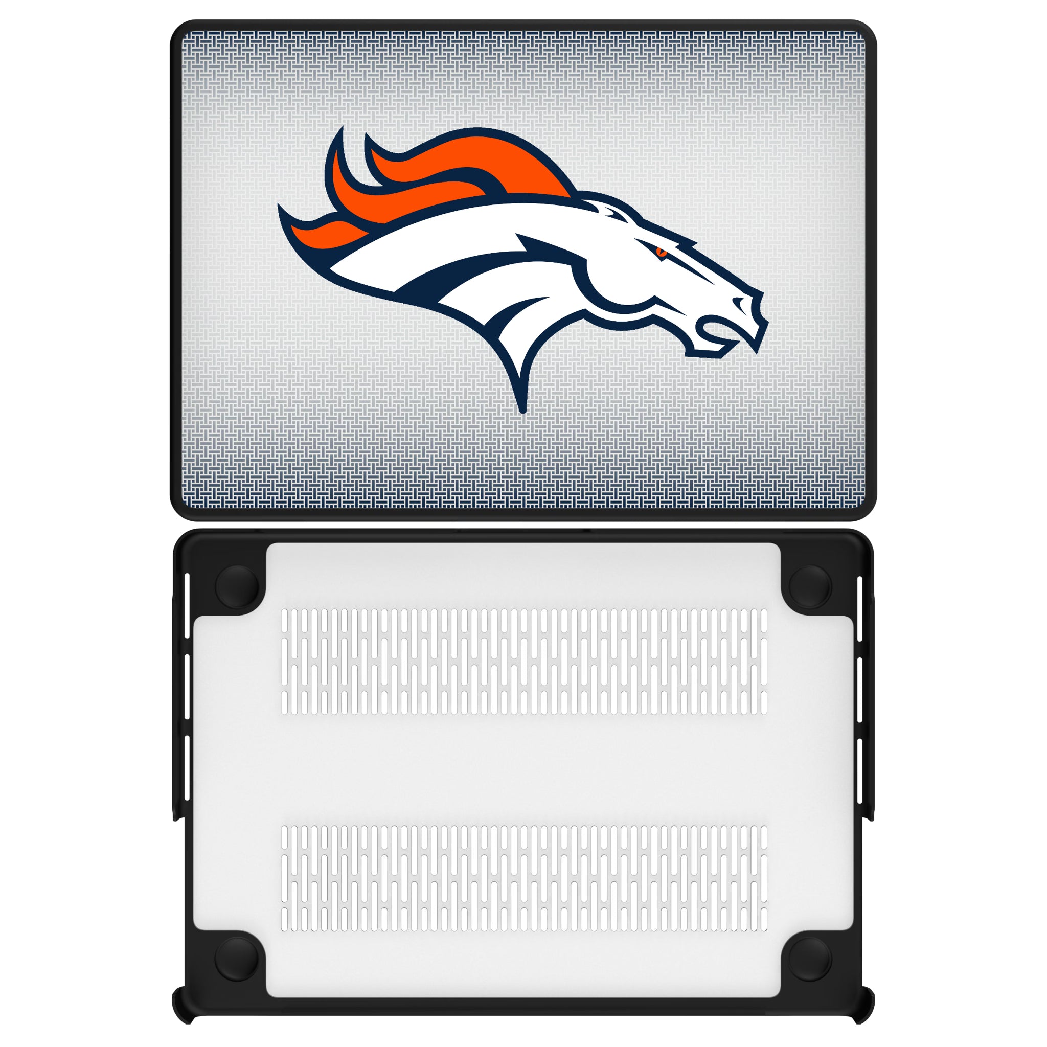 Denver Broncos Linen MacBook Laptop Case for Apple MacBook#Device_MacBook Pro (14-inch, 2021) / MacBook Pro (14-inch, 2023) / MacBook Pro (14-inch, 2024)