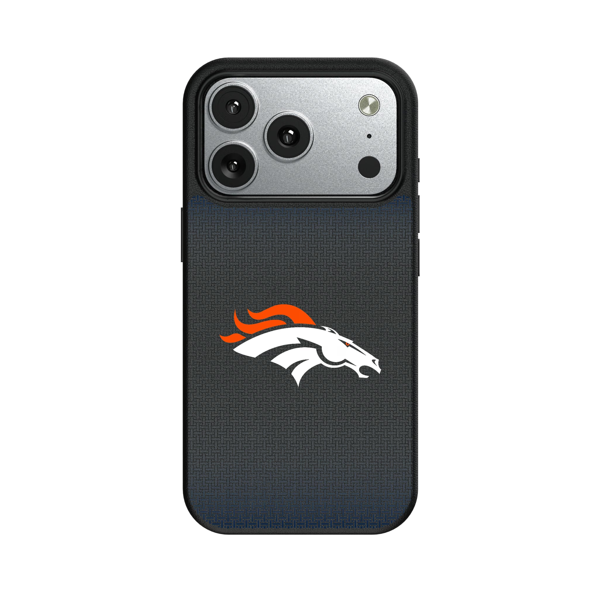 Denver Broncos Linen iPhone MagSafe Compatible Phone Case for Apple iPhone#Device_iPhone 17 Pro