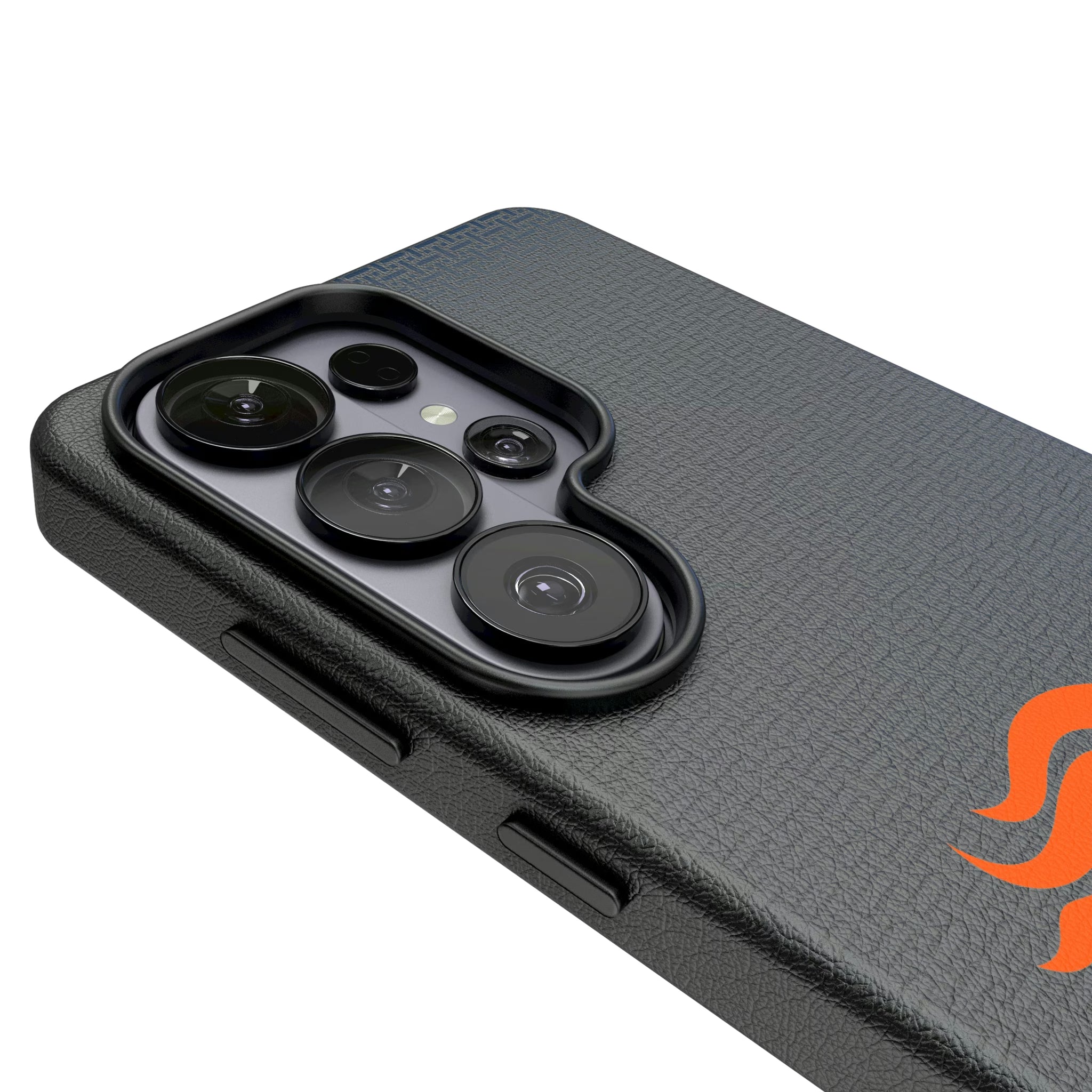 Denver Broncos Linen Galaxy MagSafe Compatible Phone Case for Samsung Galaxy - Detail