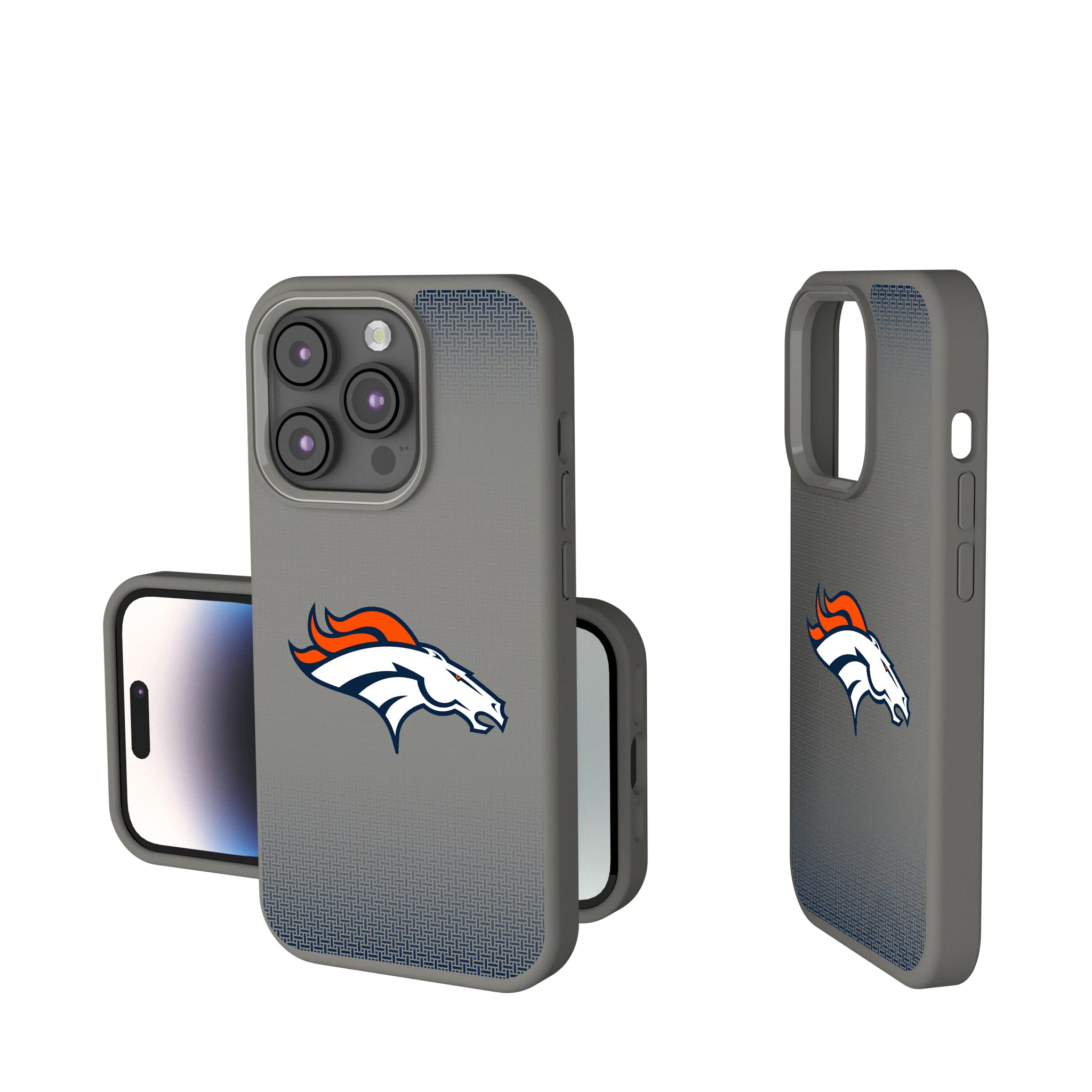 Denver Broncos Linen iPhone Soft Touch Phone Case for Apple iPhone