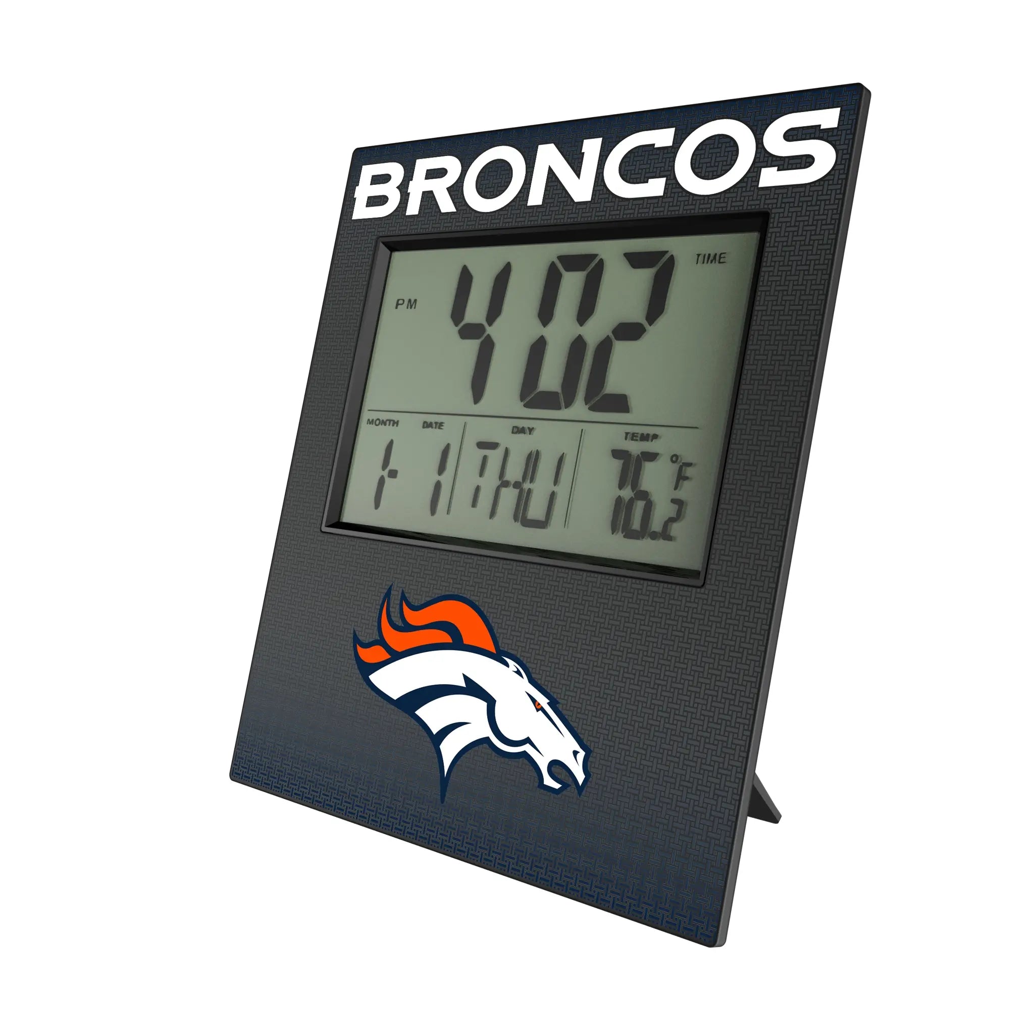 Denver Broncos Linen Wall Clock