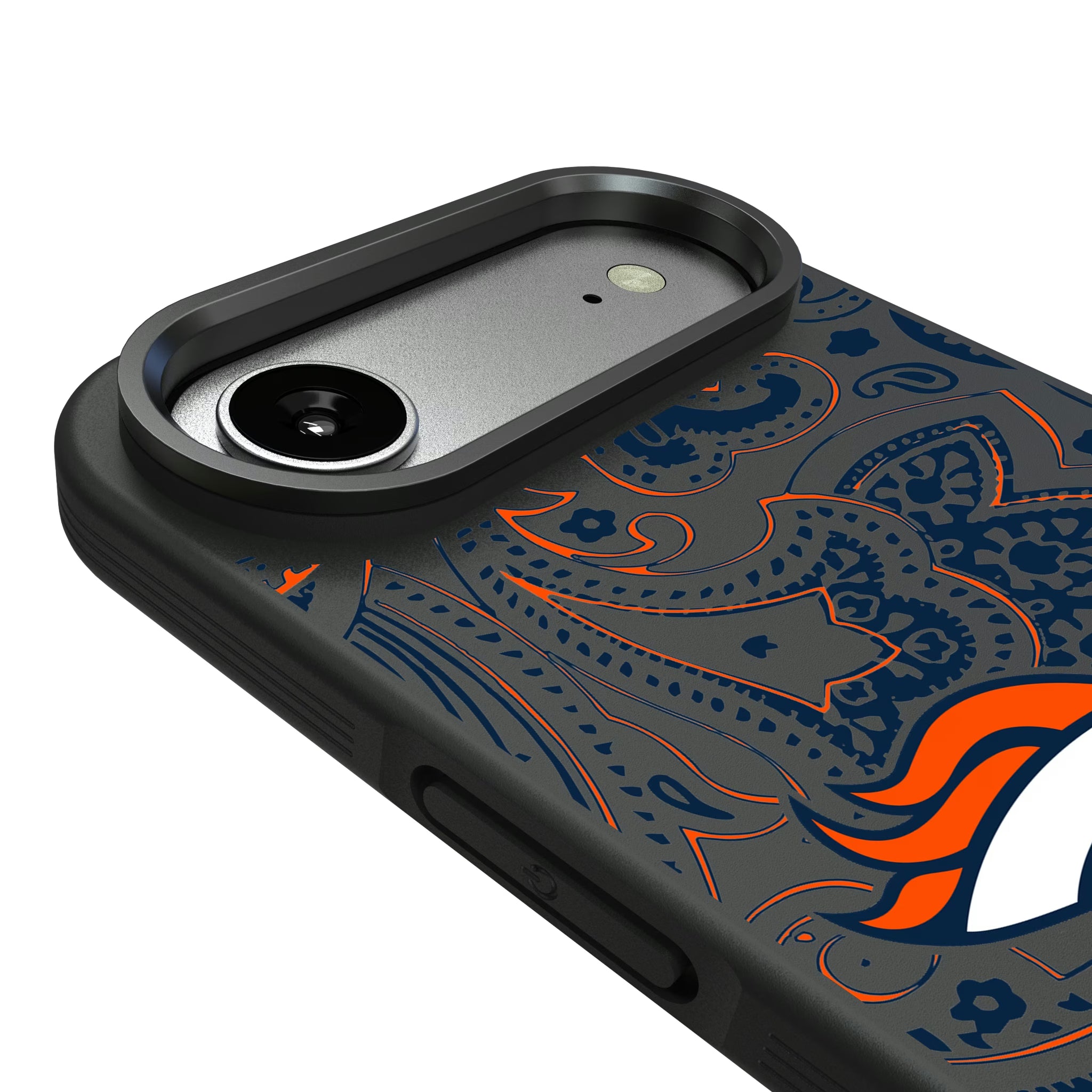 Denver Broncos Paisley iPhone Bump Phone Case for Apple iPhone - Detail#Device_iPhone Air