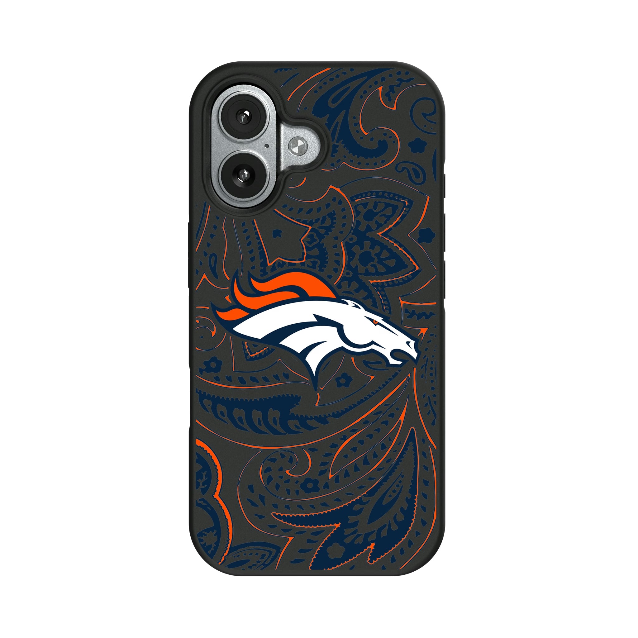 Denver Broncos Paisley iPhone Bump Phone Case for Apple iPhone#Device_iPhone 17