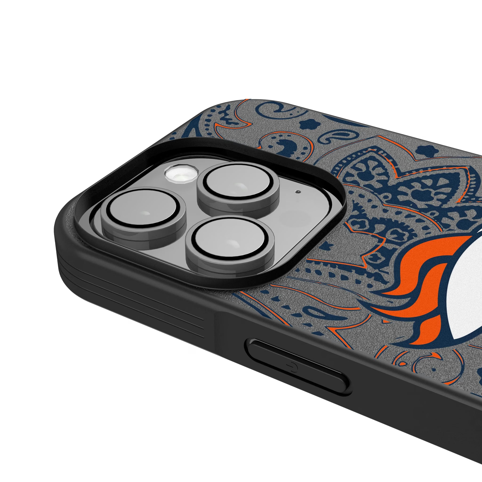 Denver Broncos Paisley iPhone Bump Phone Case for Apple iPhone - Detail