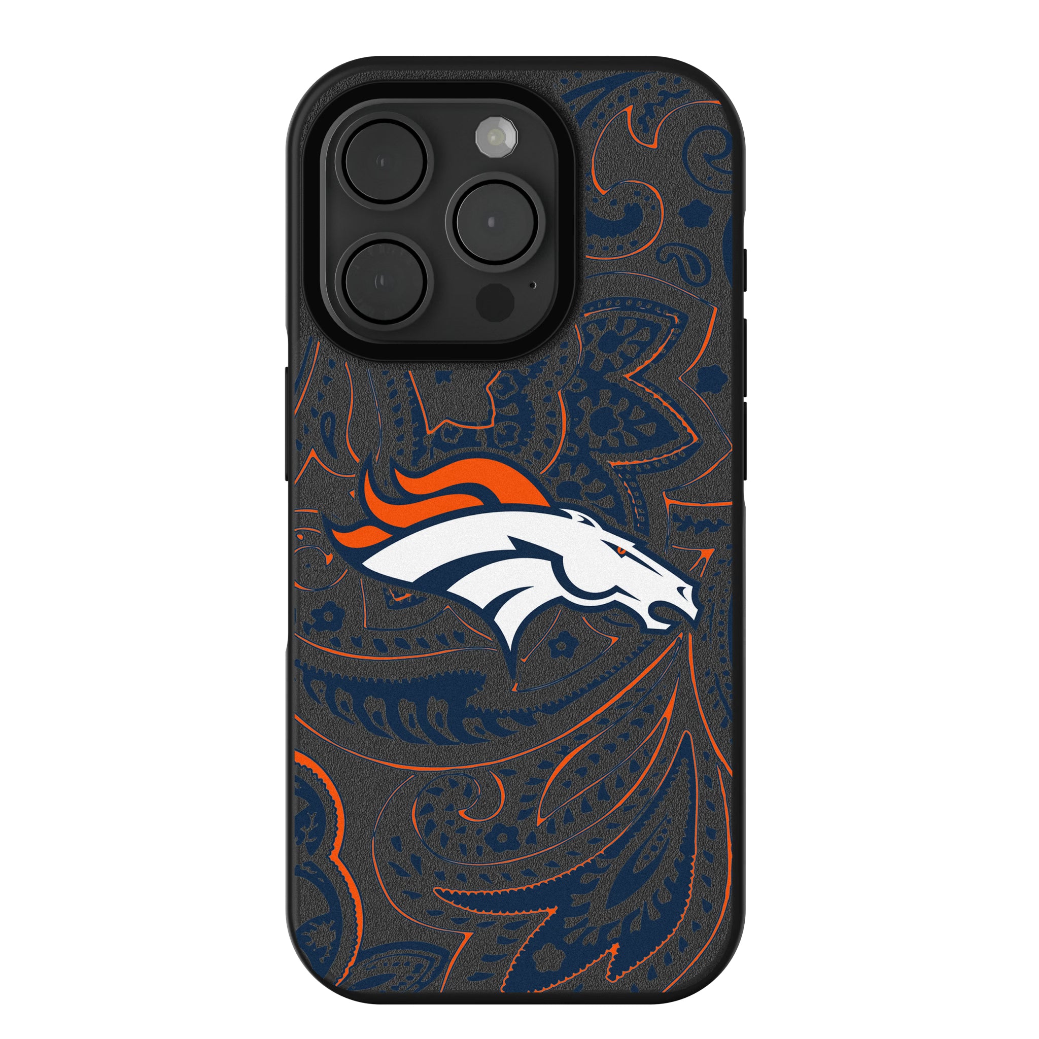 Denver Broncos Paisley iPhone Bump Phone Case for Apple iPhone