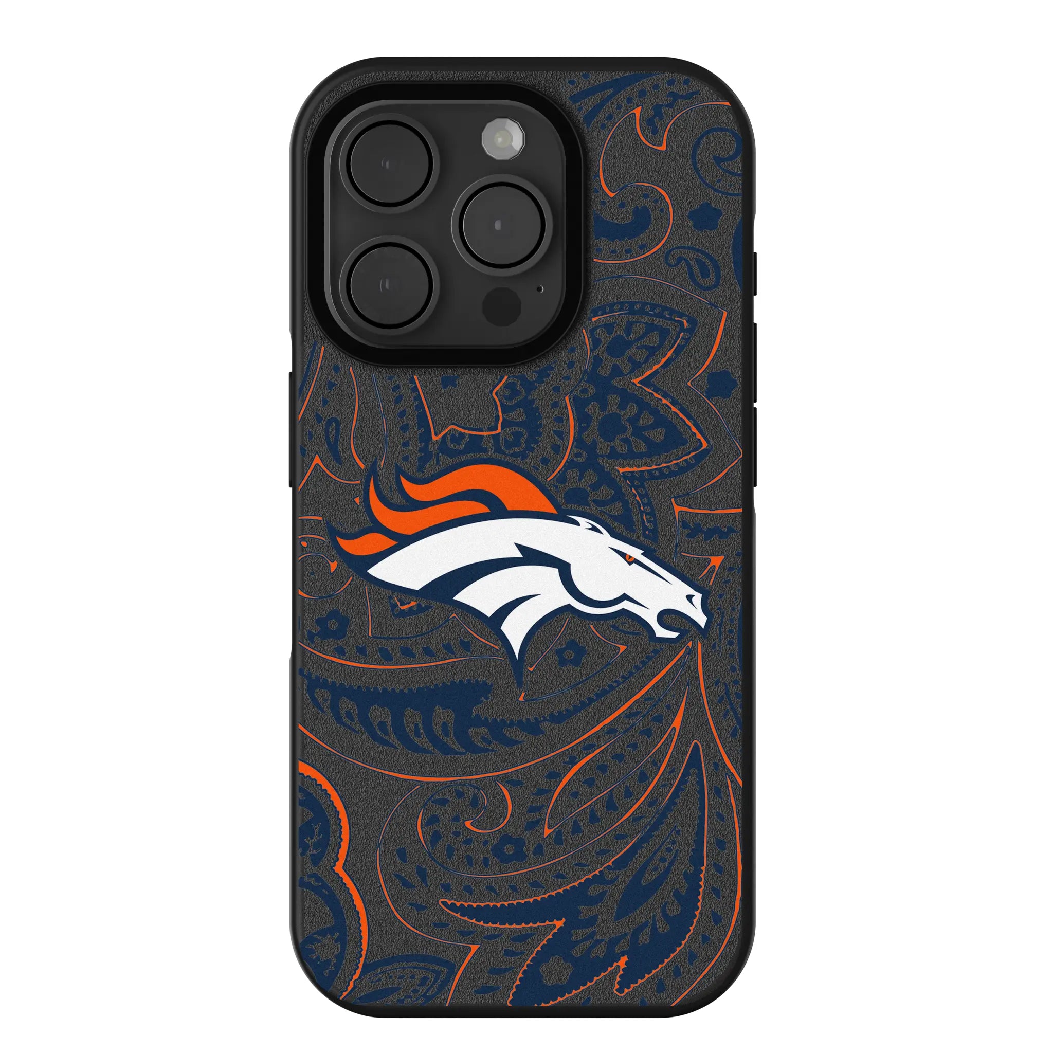 Denver Broncos Paisley iPhone Bump Phone Case for Apple iPhone