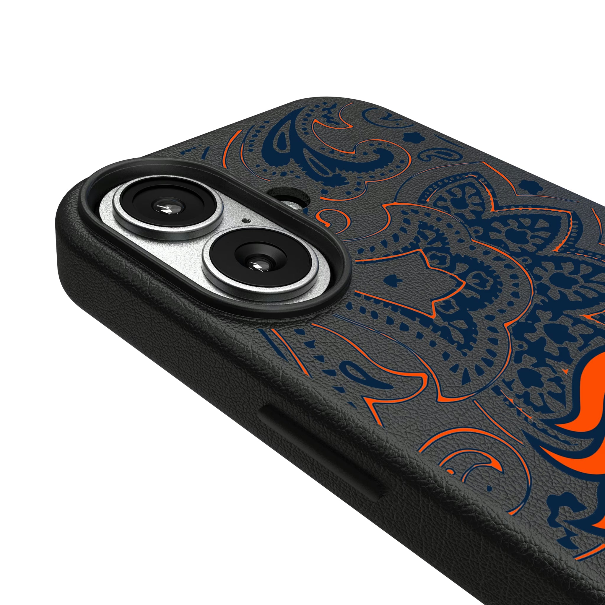 Denver Broncos Paisley iPhone MagSafe Compatible Phone Case for Apple iPhone - Detail#Device_iPhone 17
