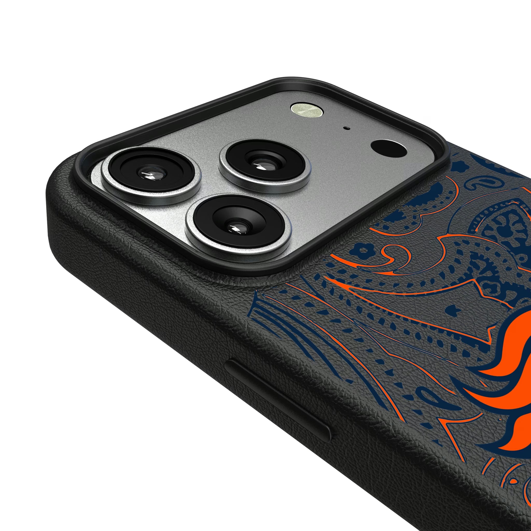 Denver Broncos Paisley iPhone MagSafe Compatible Phone Case for Apple iPhone - Detail#Device_iPhone 17 Pro