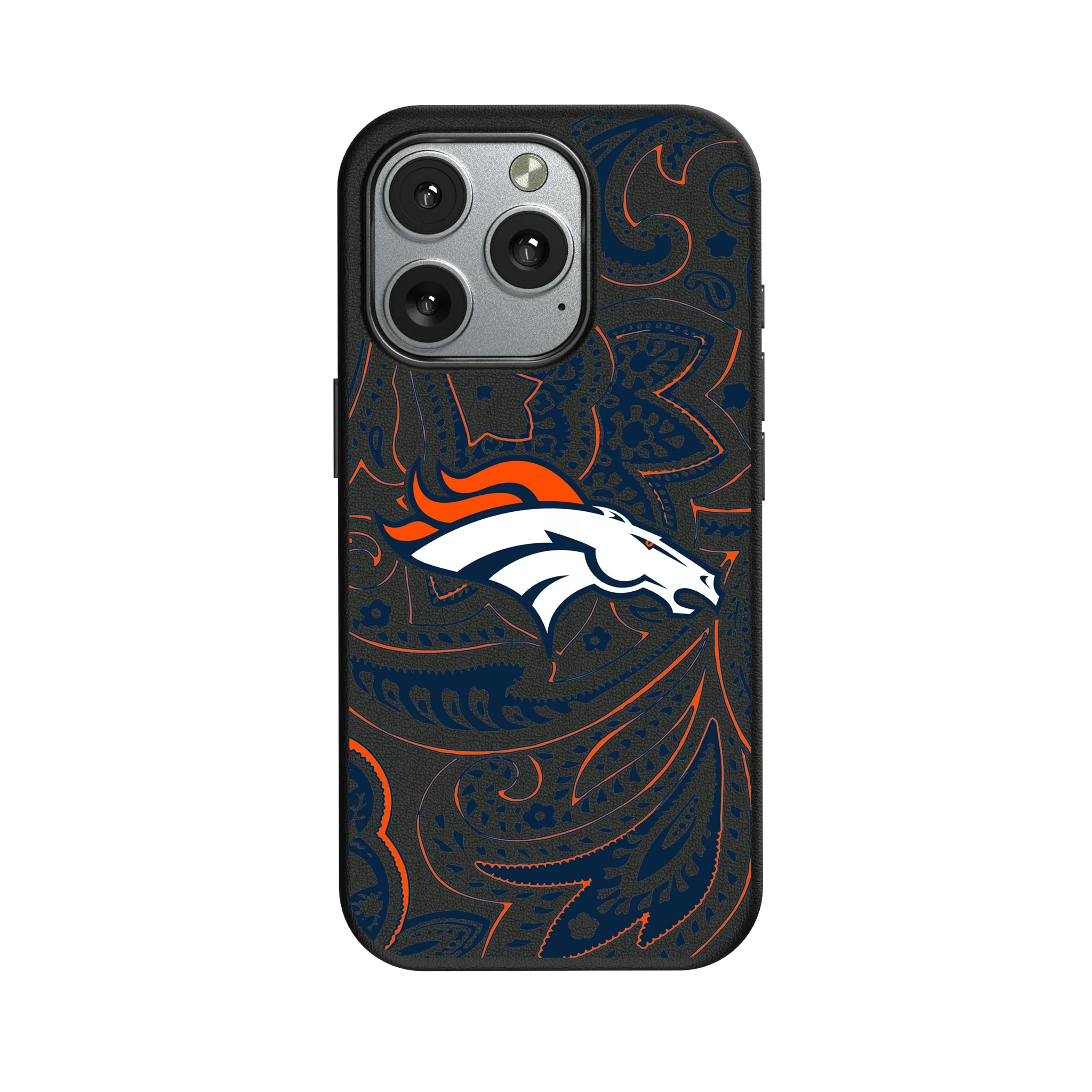 Denver Broncos Paisley iPhone MagSafe Compatible Phone Case for Apple iPhone